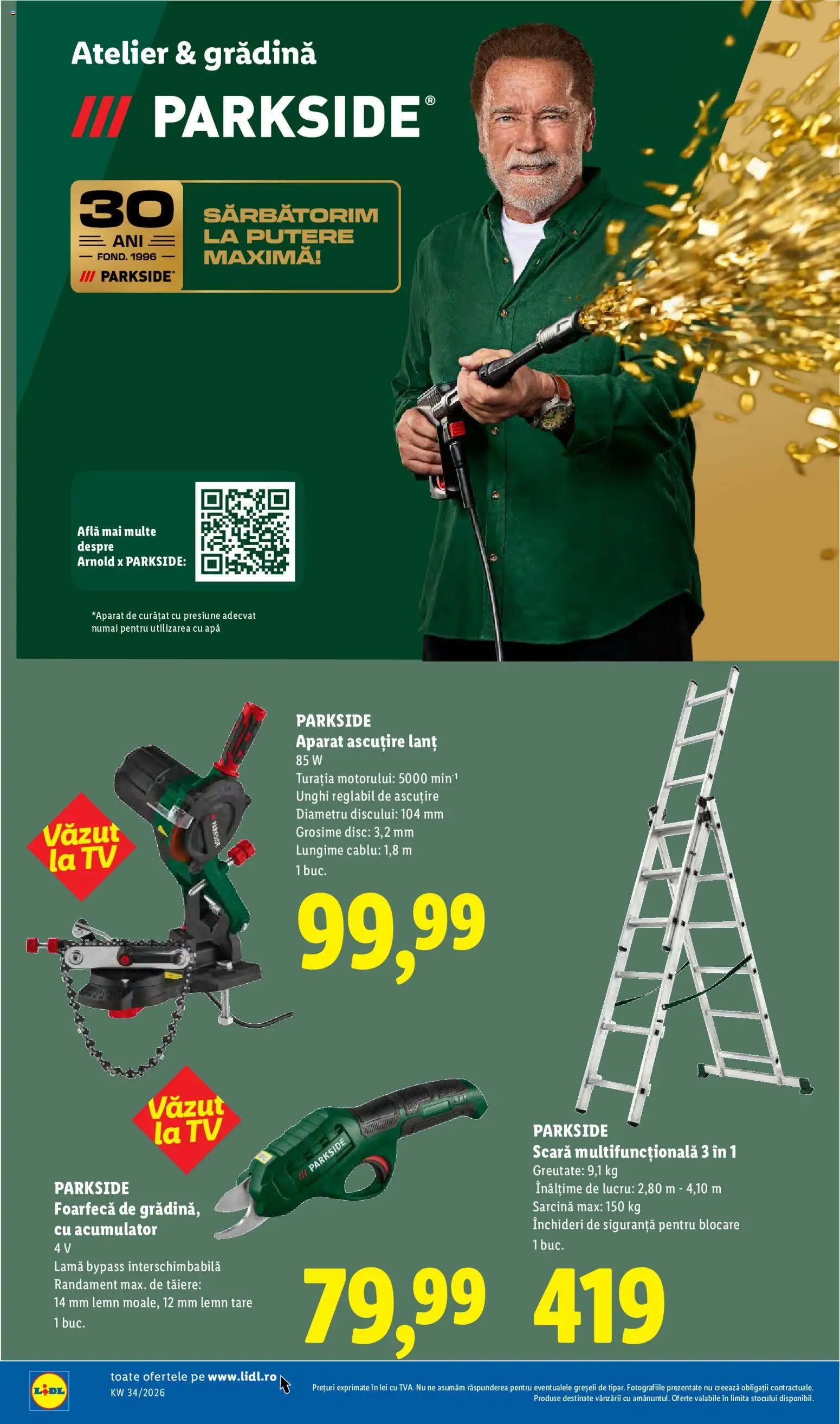 Catalog LIDL 17 - 22 August 2026 | Pagina 46 | Produse: Parkside, Scară, Aparat, Apă