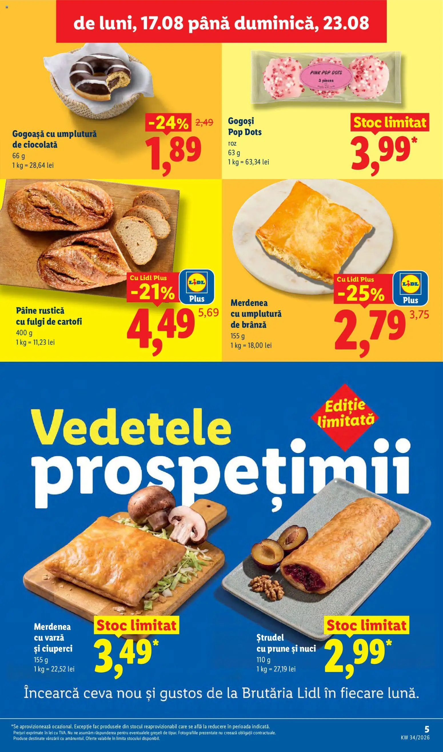 Catalog LIDL 17 - 22 August 2026 | Pagina 5 | Produse: Varză, Brânză, Cartofi, Plus