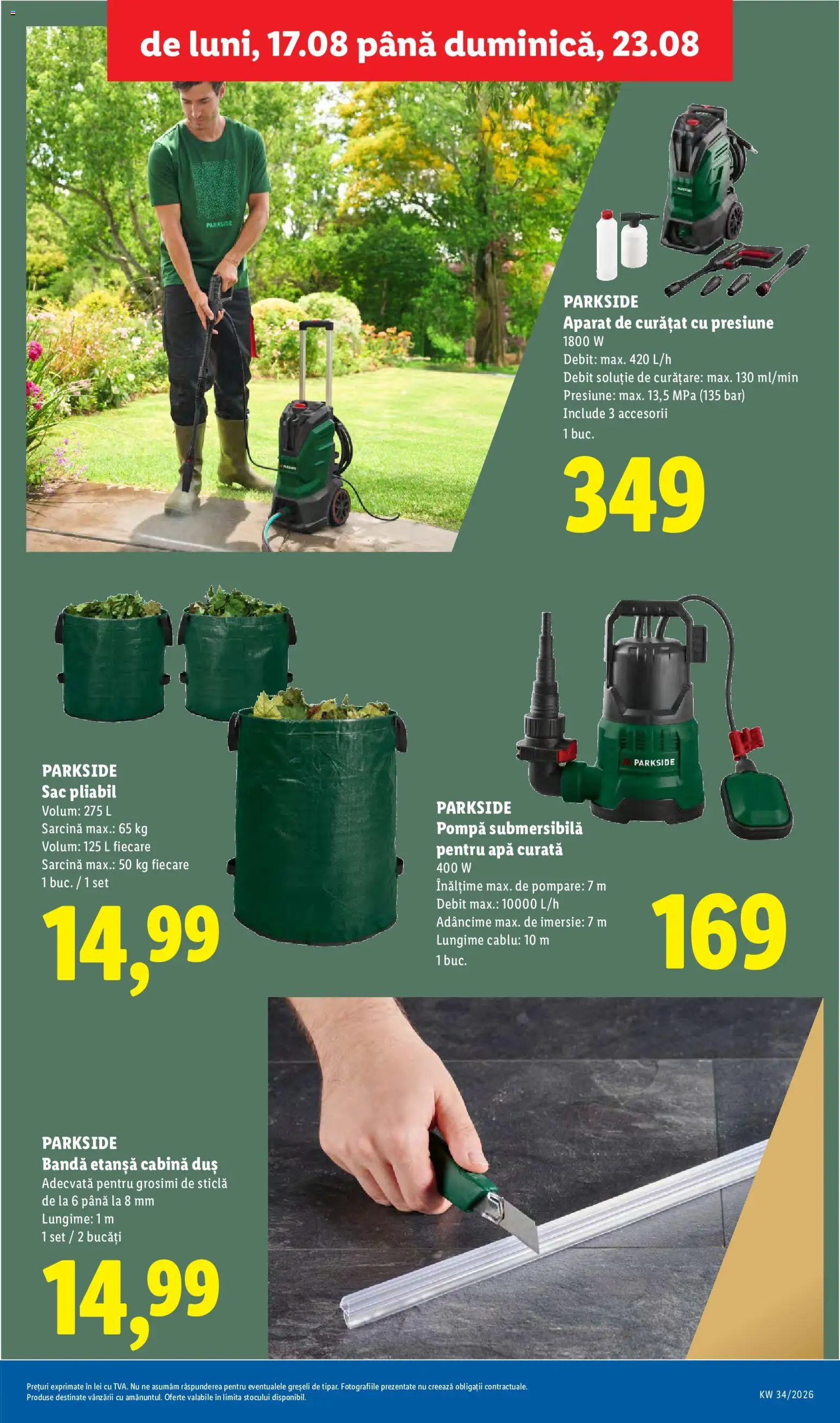 Catalog LIDL 17 - 22 August 2026 | Pagina 51 | Produse: Parkside, Aparat, Sac, Apă