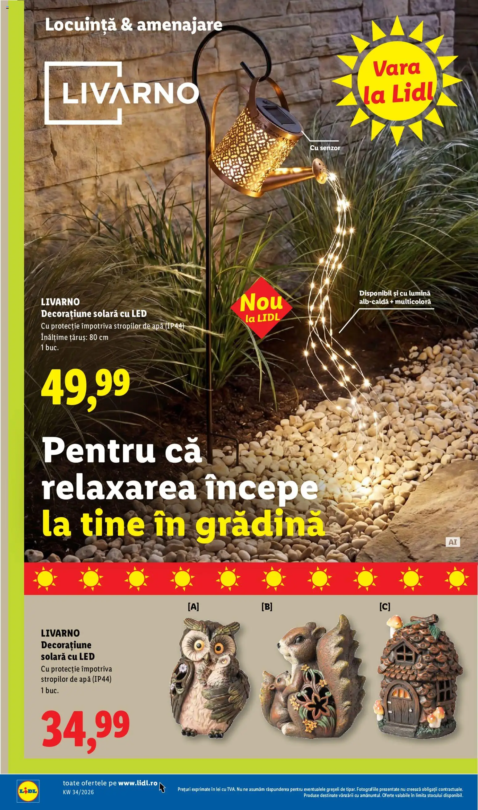 Catalog LIDL 17 - 22 August 2026 | Pagina 52 | Produse: Gradina, Solara, LED, Apă