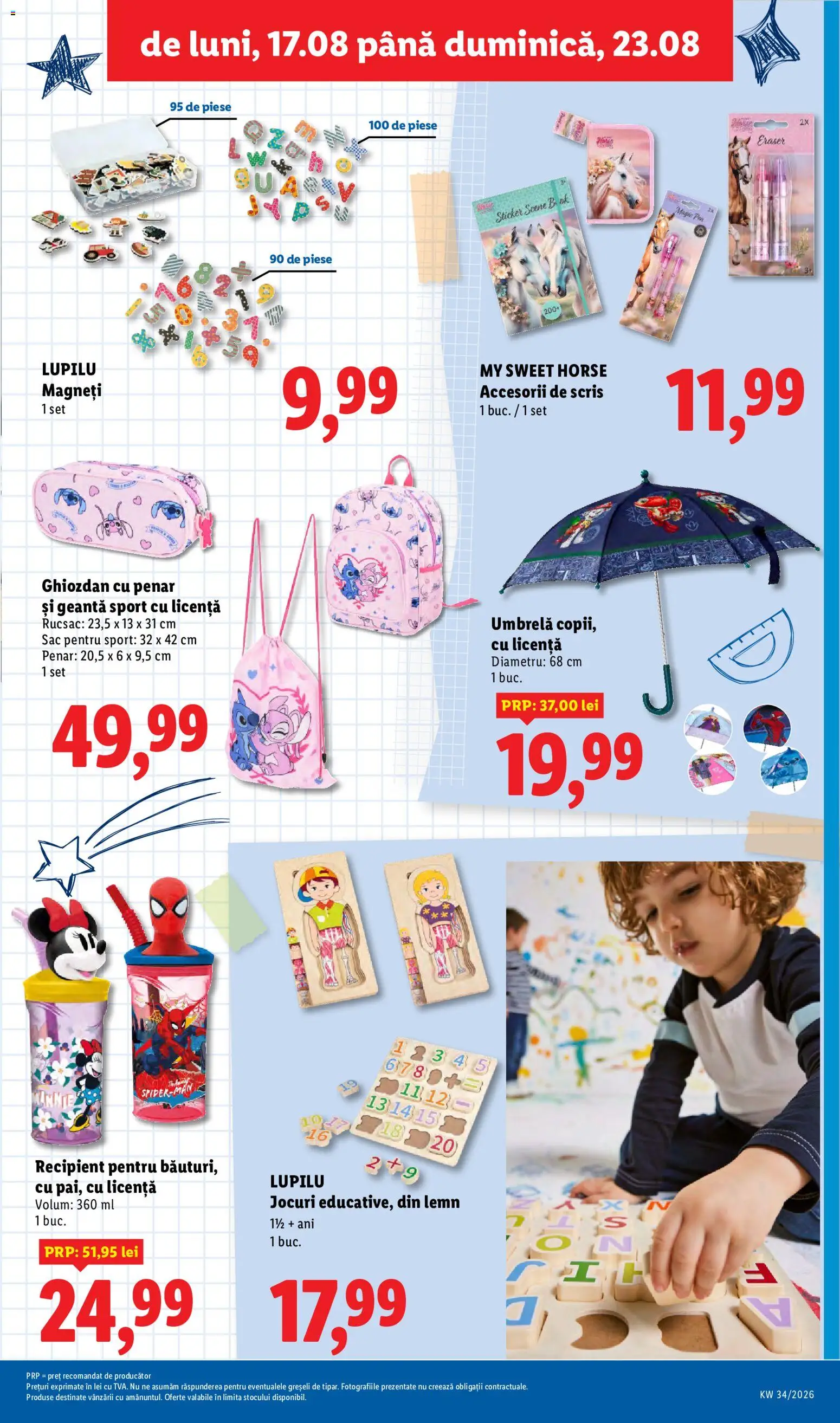 Catalog LIDL 17 - 22 August 2026 | Pagina 57 | Produse: Umbrelă, Geantă, Sport, Rucsac