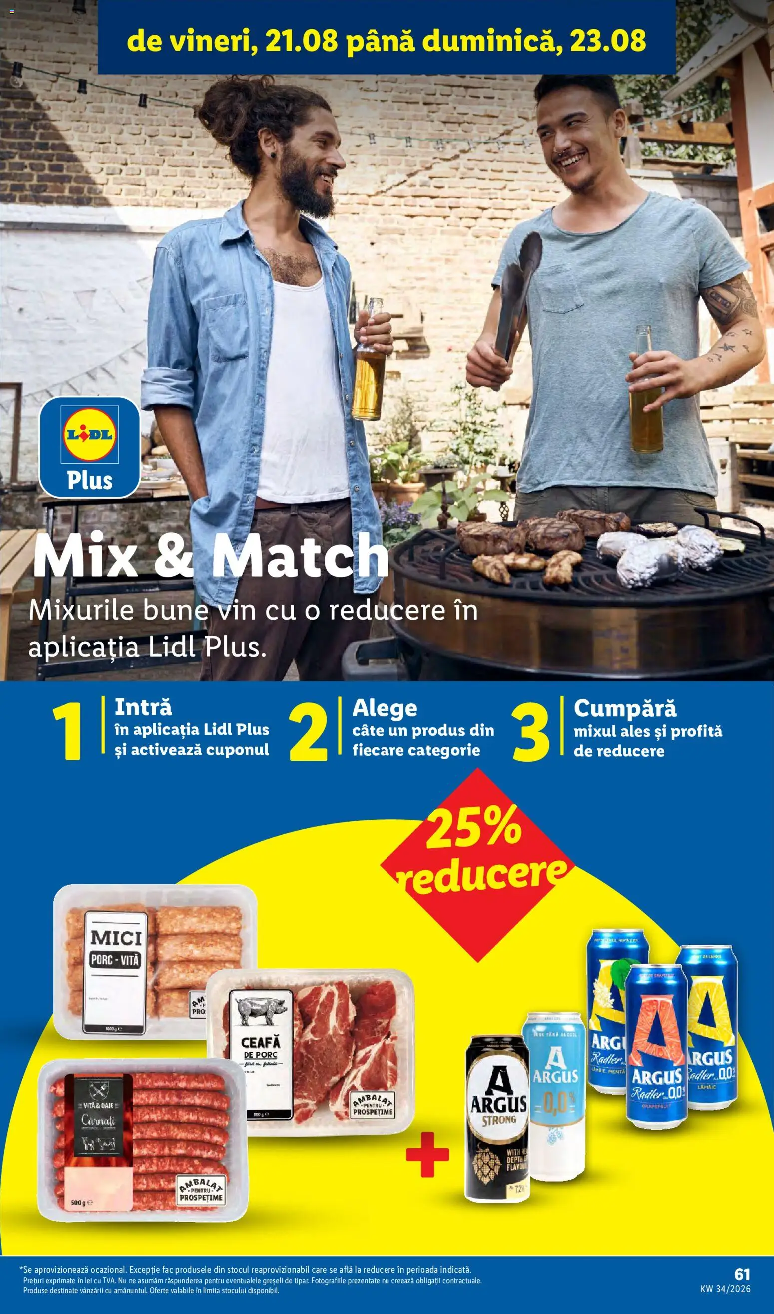 Catalog LIDL 17 - 22 August 2026 | Pagina 61 | Produse: Bautura racoritoare, Grapefruit, Carne De Porc, Carne De Vită
