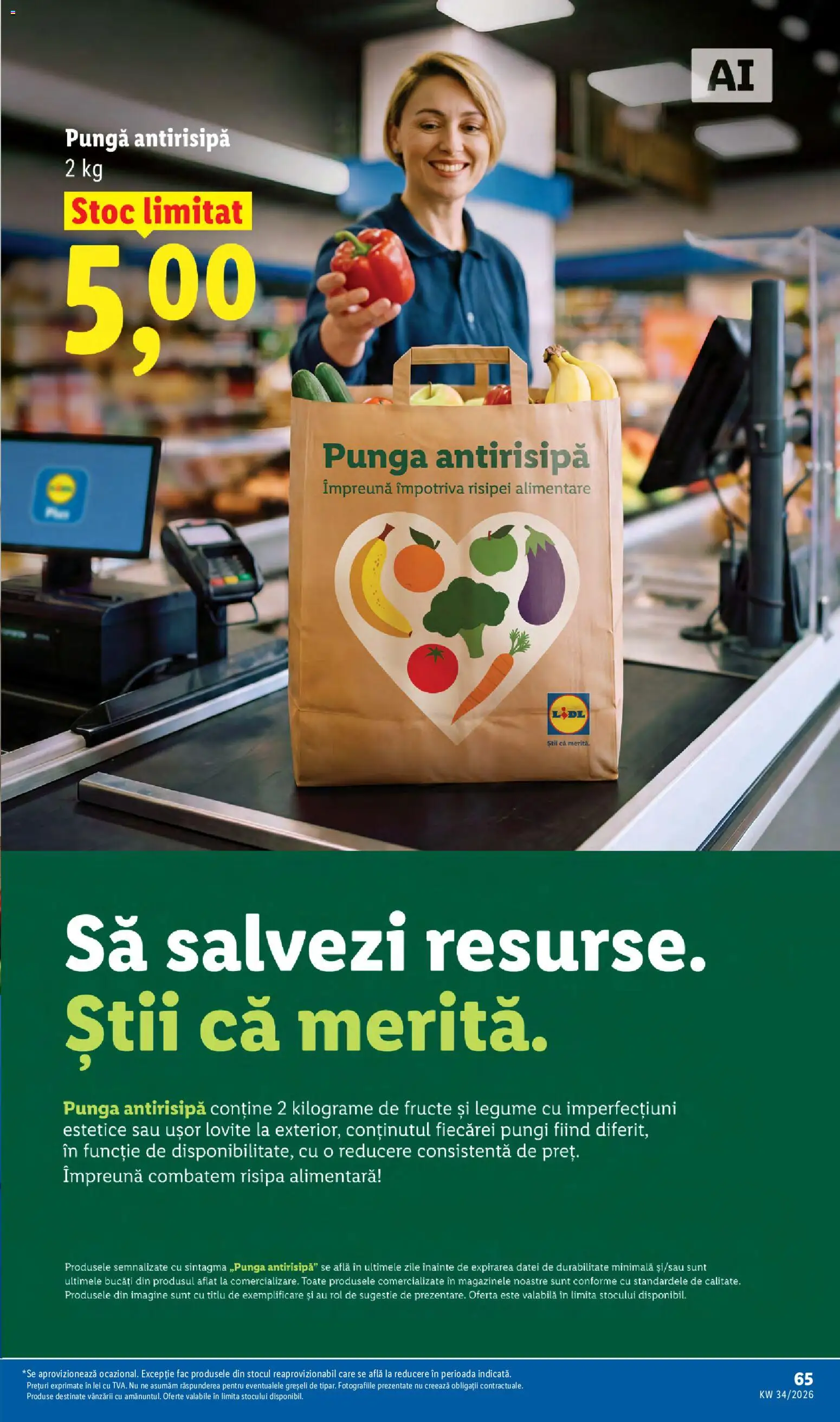 Catalog LIDL 17 - 22 August 2026 | Pagina 65 | Produse: Pungă, Legume, Fructe