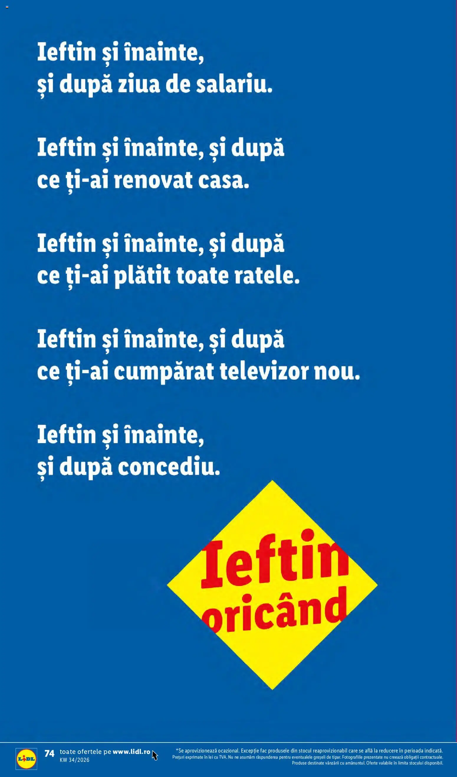 Catalog LIDL 17 - 22 August 2026 | Pagina 74 | Produse: Televizor
