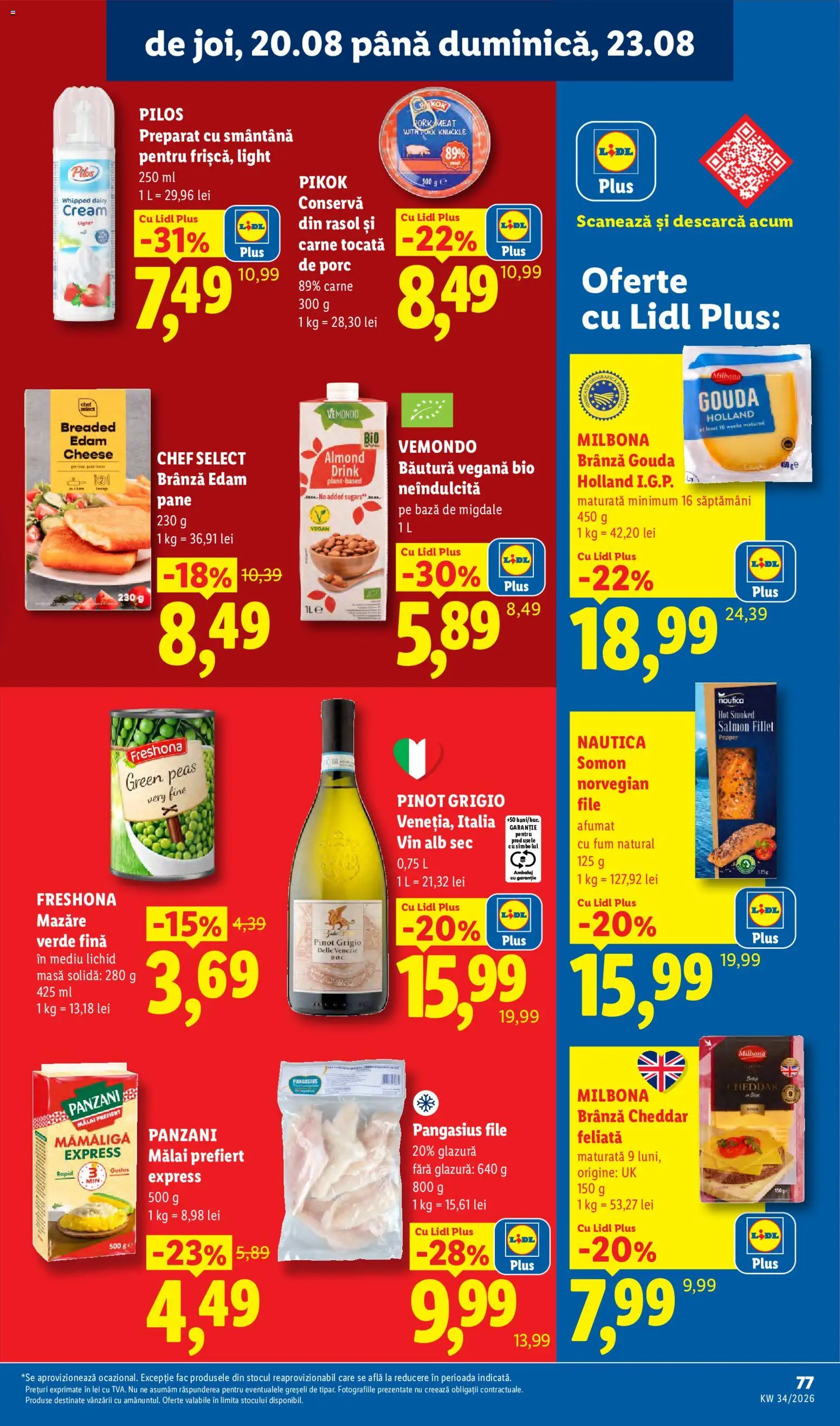 Catalog LIDL 17 - 22 August 2026 | Pagina 77 | Produse: Bio, Vin, Somon, Plus