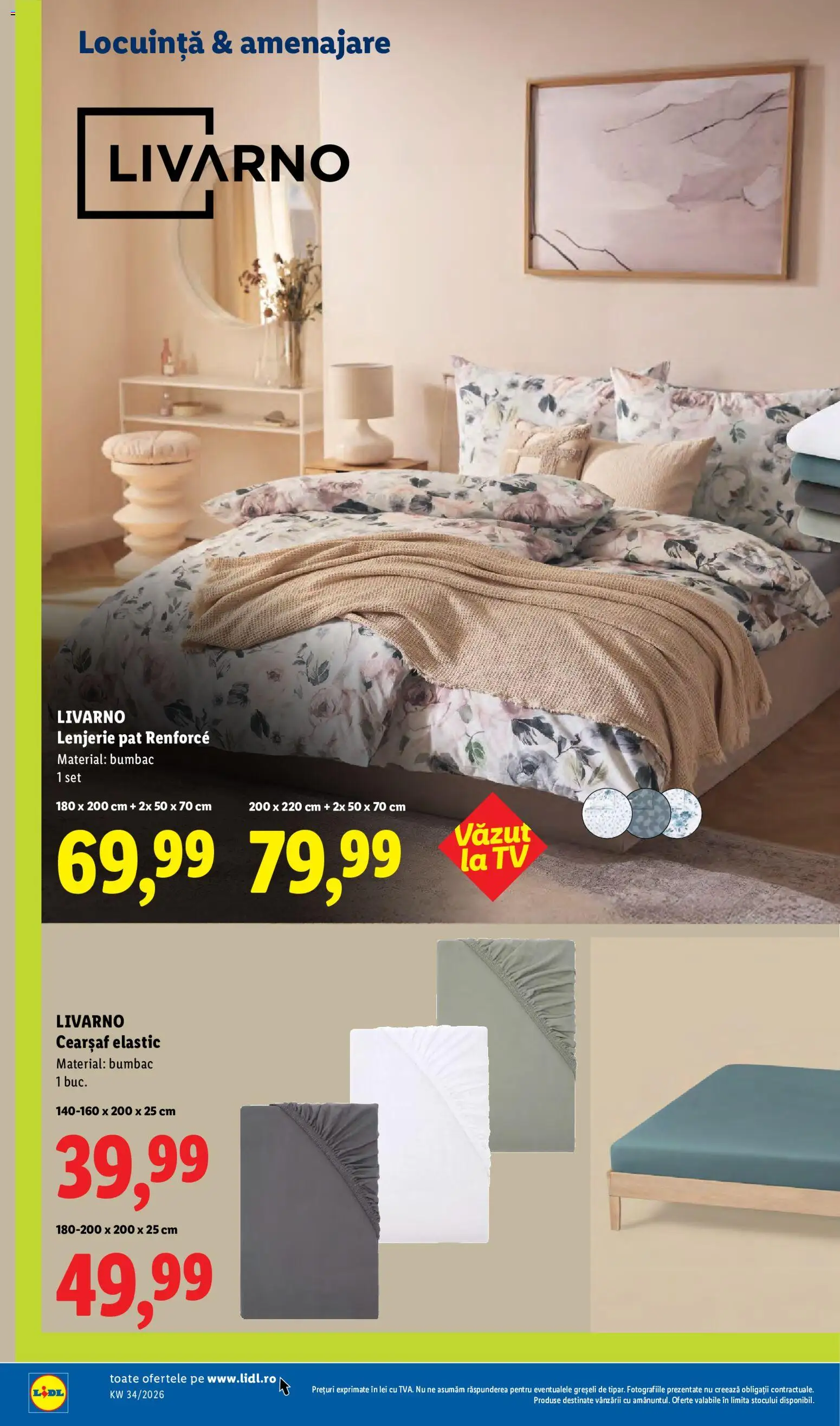 Catalog LIDL 17 - 22 August 2026 | Pagina 80 | Produse: Pat, Lenjerie pat