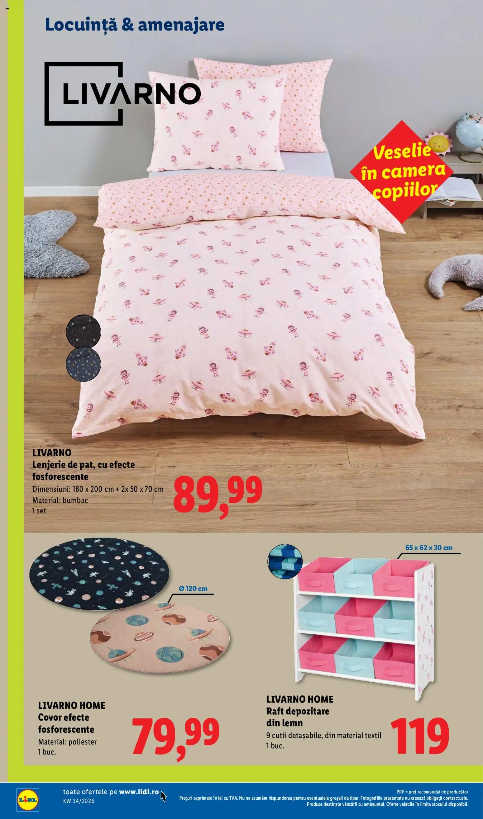 Catalog LIDL 17 - 22 August 2026 | Pagina 82 | Produse: Raft depozitare, Raft, Covor, Depozitare