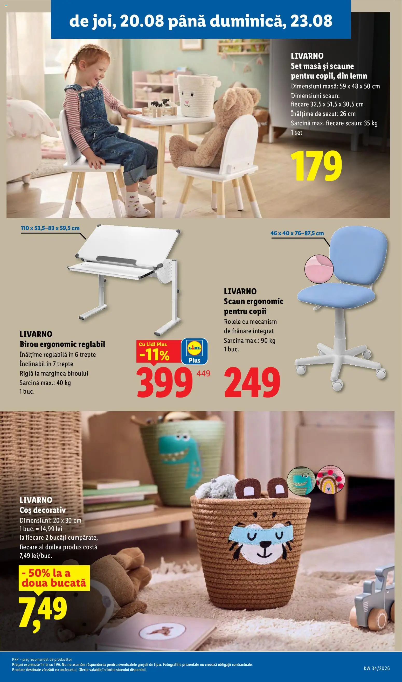 Catalog LIDL 17 - 22 August 2026 | Pagina 83 | Produse: Birou, Masă, Scaun, Plus