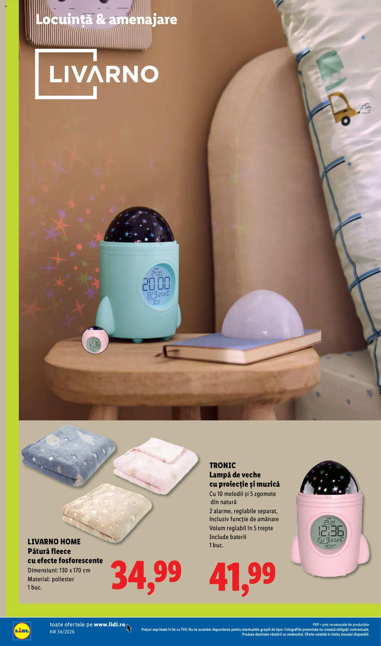 Catalog LIDL 17 - 22 August 2026 | Pagina 84 | Produse: Pătură, Lampă, Baterii