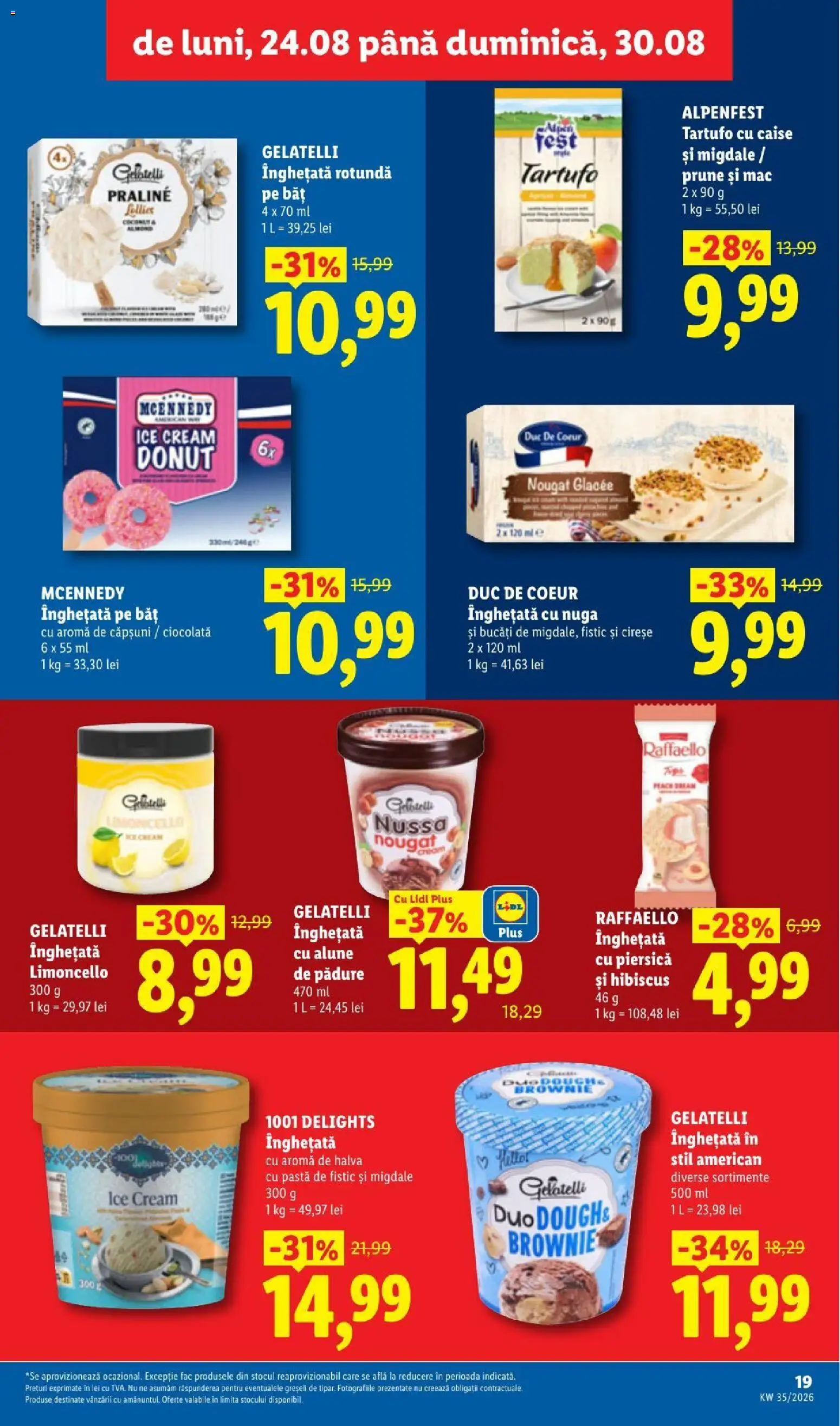 Catalog LIDL 24 - 29 August 2026 | Pagina 19 | Produse: Piersică, Ciocolată, Prune, Plus