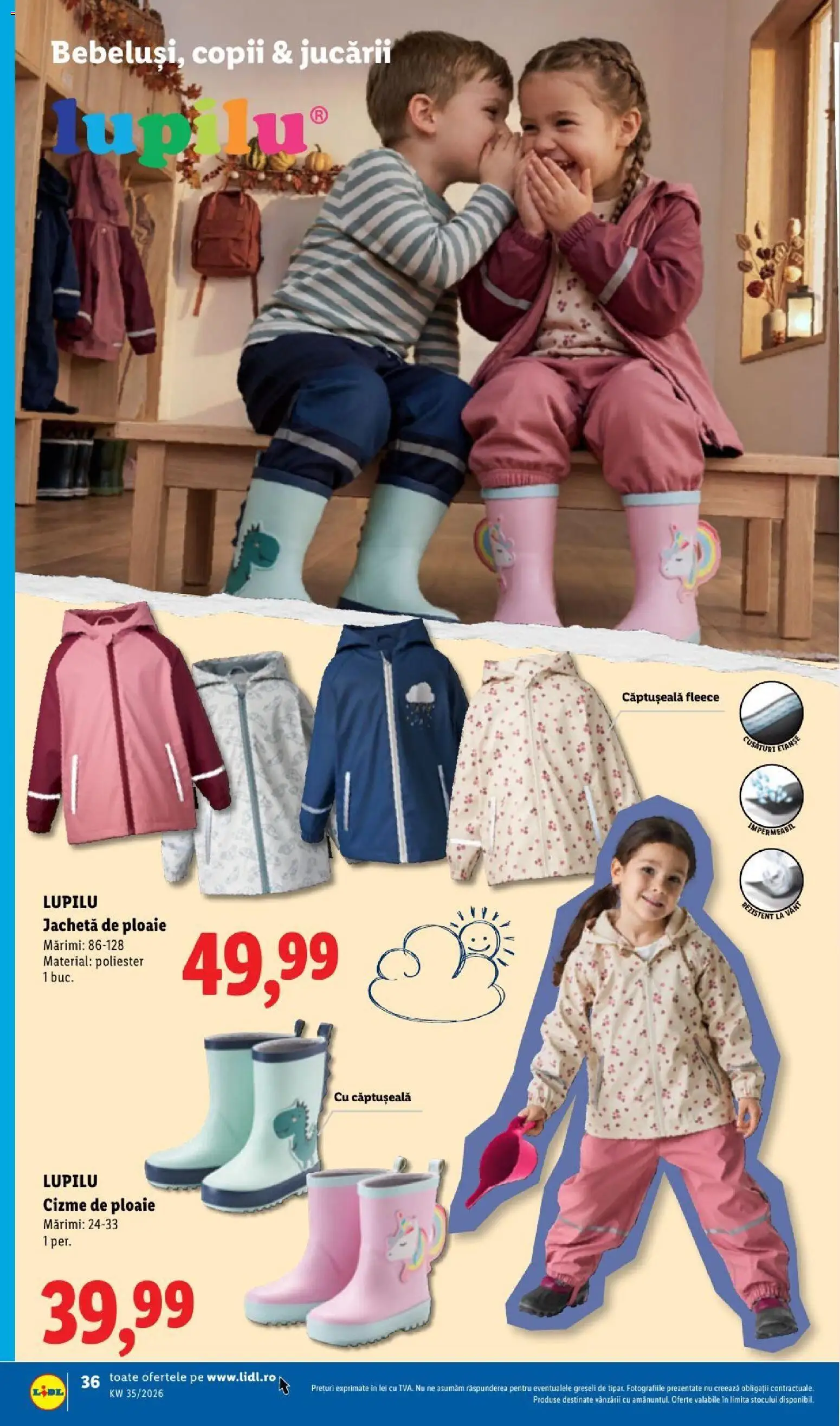Catalog LIDL 24 - 29 August 2026 | Pagina 36 | Produse: Jachetă, Sport