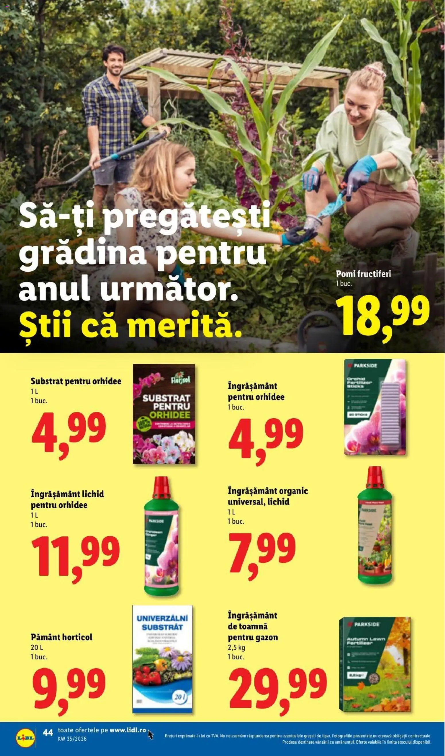 Catalog LIDL 24 - 29 August 2026 | Pagina 44 | Produse: Gradina, Orhidee, Parkside