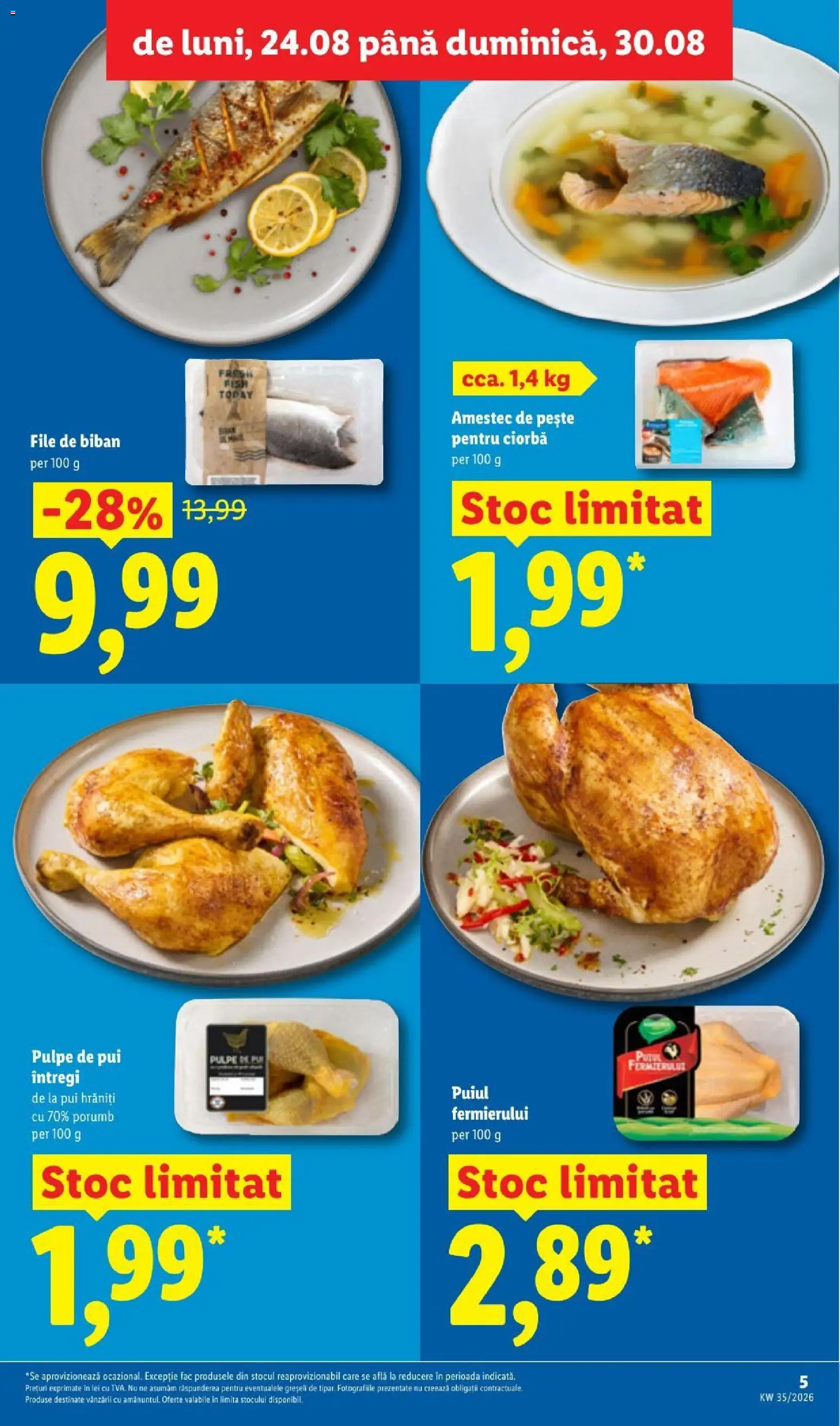 Catalog LIDL 24 - 29 August 2026 | Pagina 5 | Produse: Ciorba, Biban, Amestec, Porumb