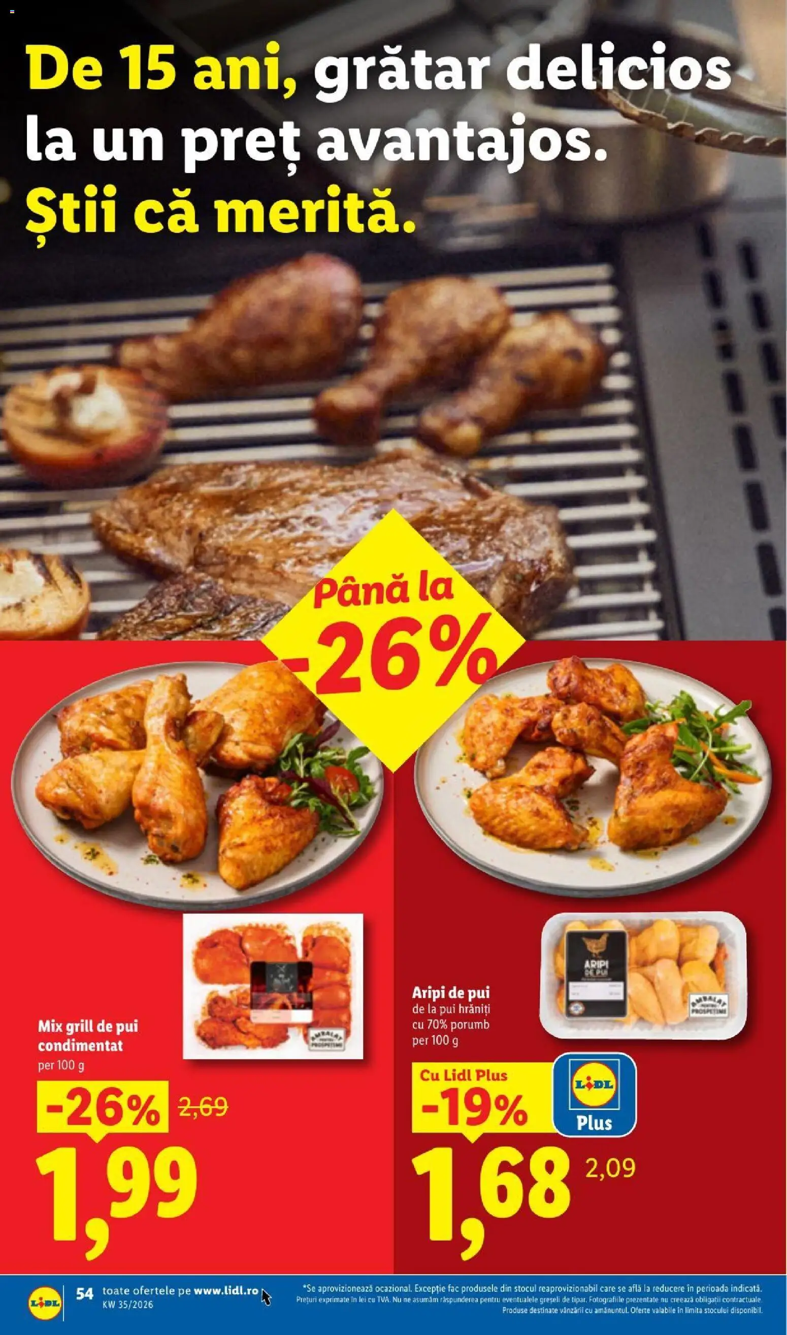 Catalog LIDL 24 - 29 August 2026 | Pagina 54 | Produse: Grill, Grătar, Pui, Plus