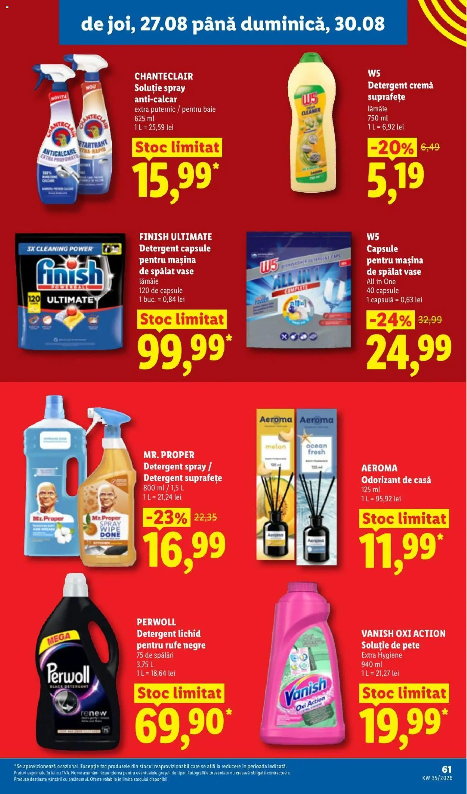Catalog LIDL 24 - 29 August 2026 | Pagina 61 | Produse: Mașină De Spălat, Detergent Capsule, Cremă, Power