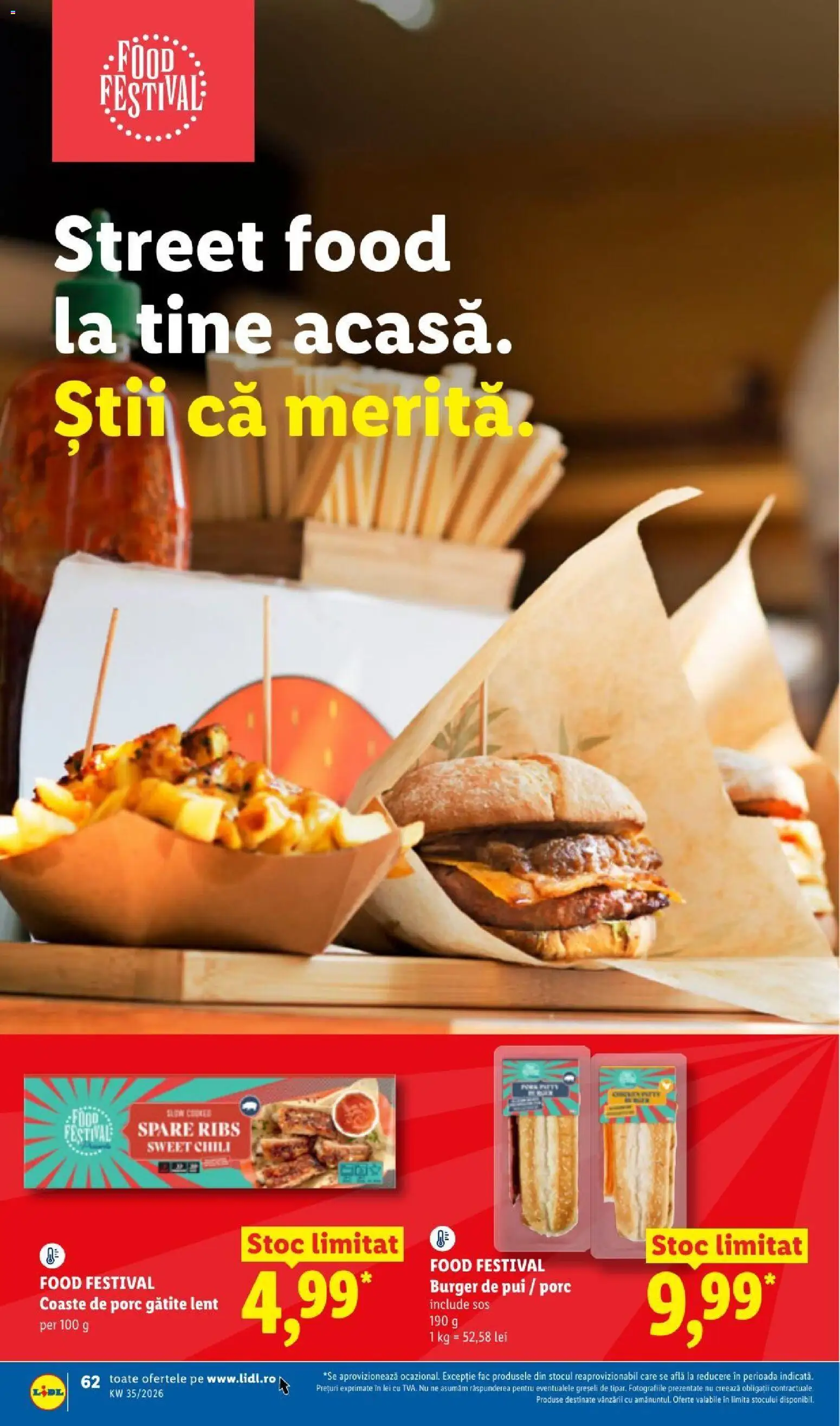Catalog LIDL 24 - 29 August 2026 | Pagina 62 | Produse: Pui, Burger, Sos