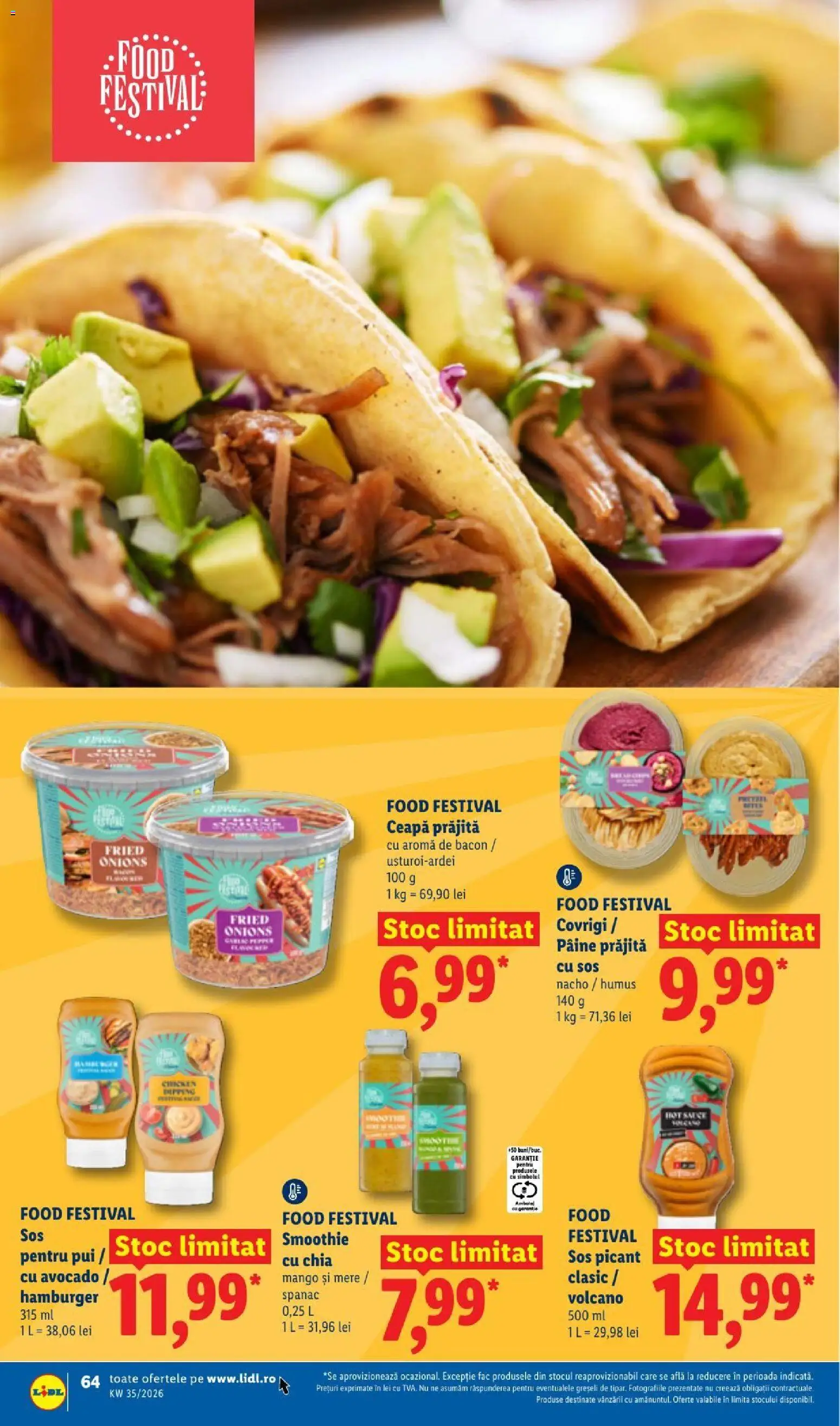Catalog LIDL 24 - 29 August 2026 | Pagina 64 | Produse: Pui, Spanac, Ceapă, Sos