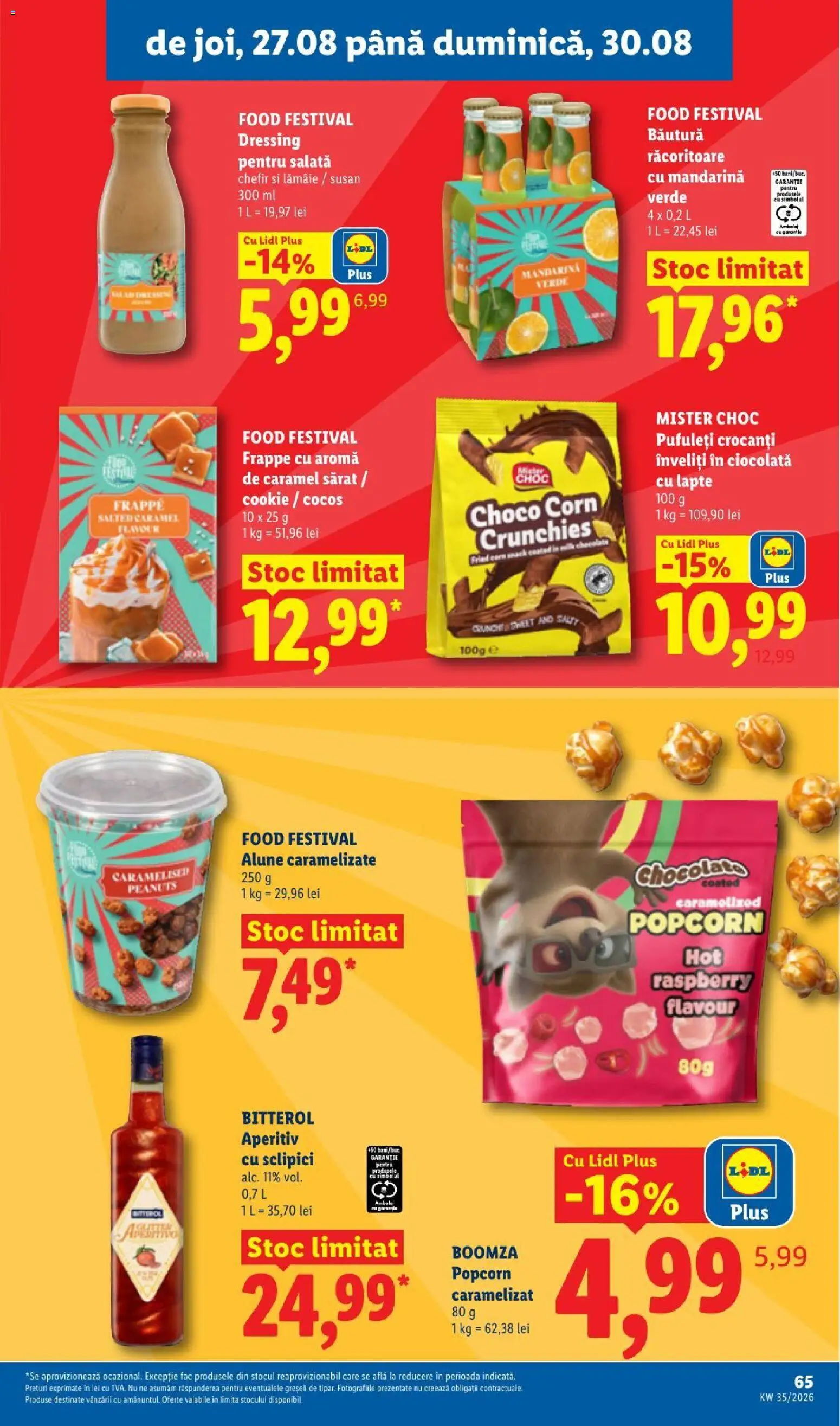 Catalog LIDL 24 - 29 August 2026 | Pagina 65 | Produse: Chefir, Lapte, Mister choc, Salată