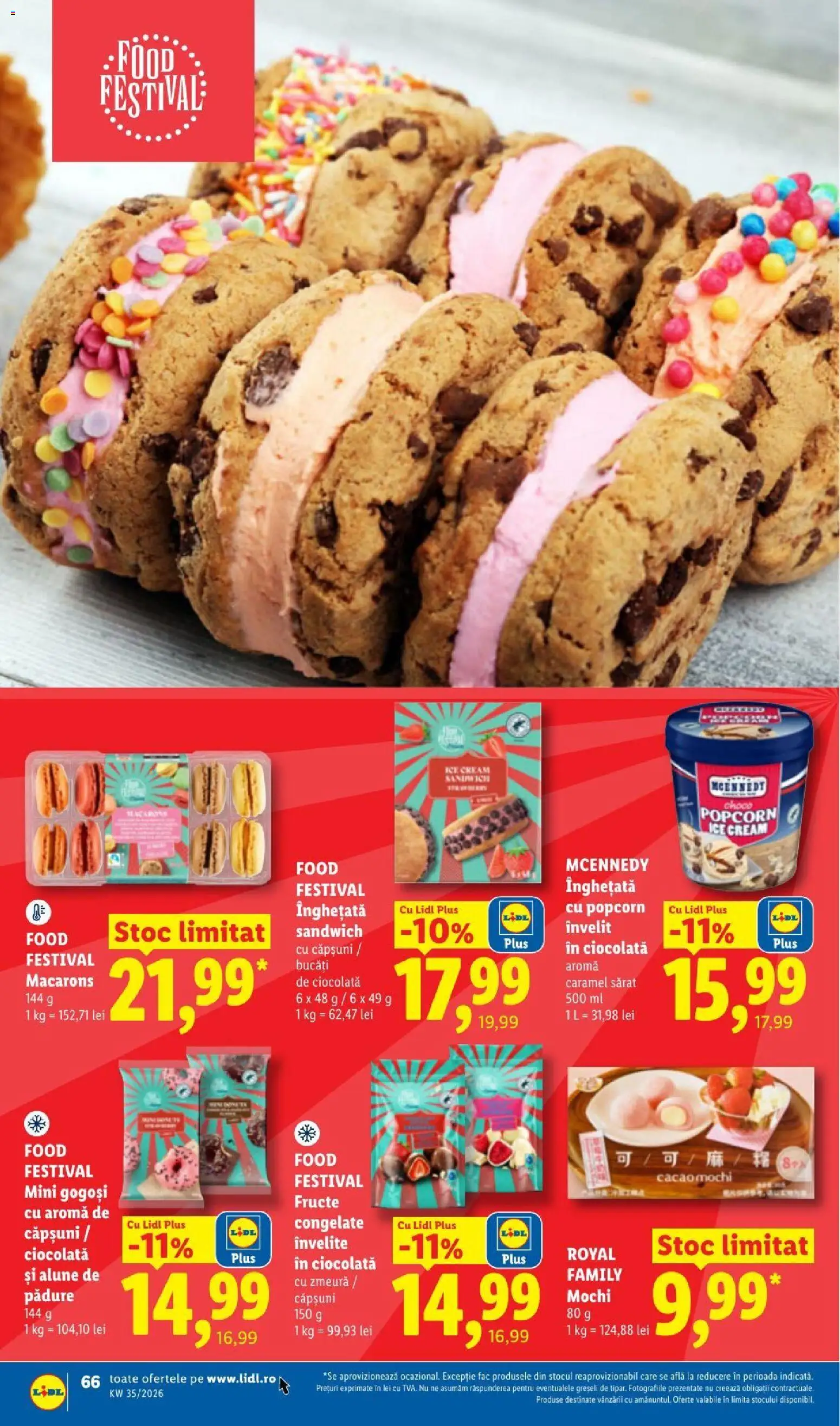 Catalog LIDL 24 - 29 August 2026 | Pagina 66 | Produse: Zmeură, Macarons, Căpșuni, Mcennedy