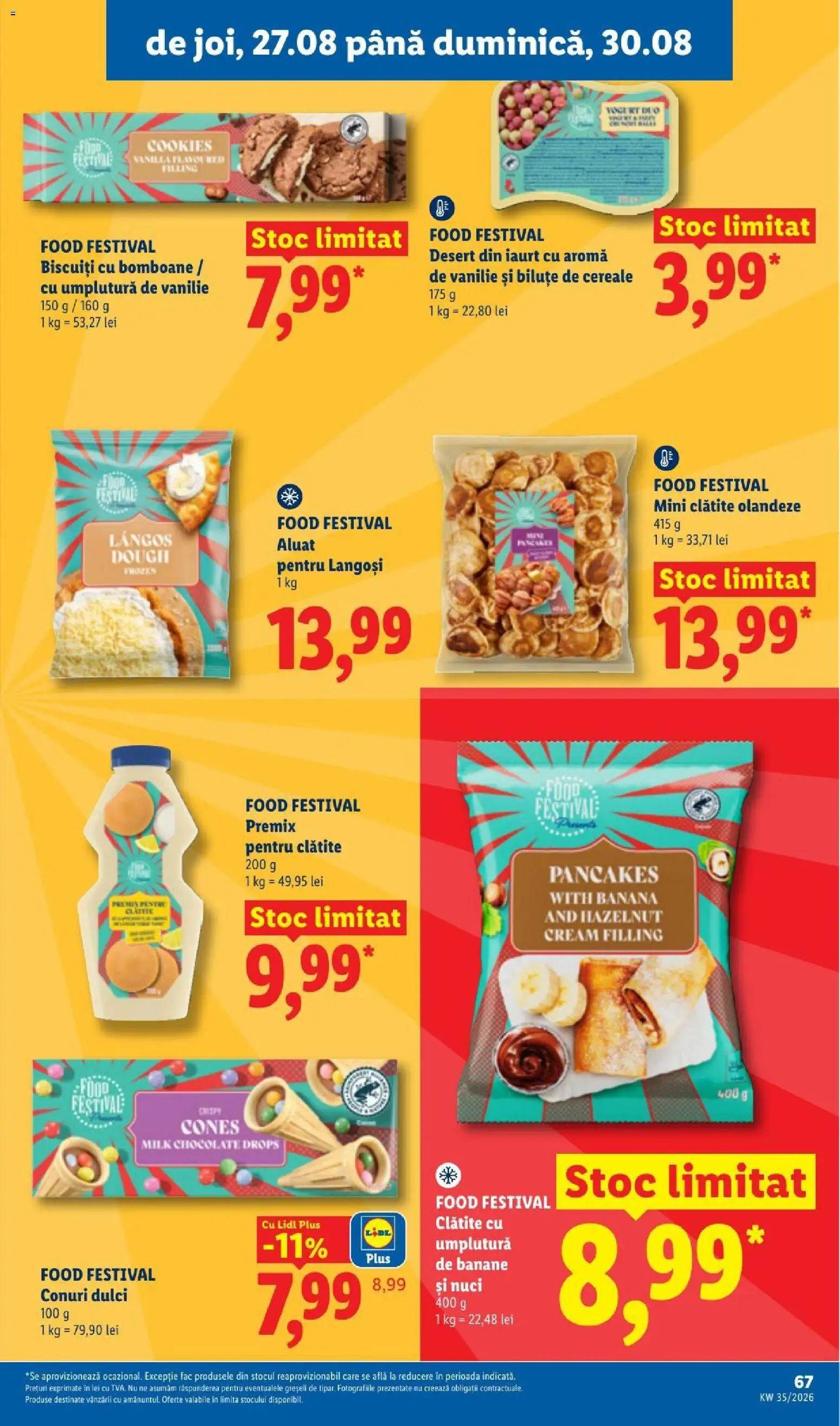 Catalog LIDL 24 - 29 August 2026 | Pagina 67 | Produse: Bomboane, Nuci, Desert, Plus