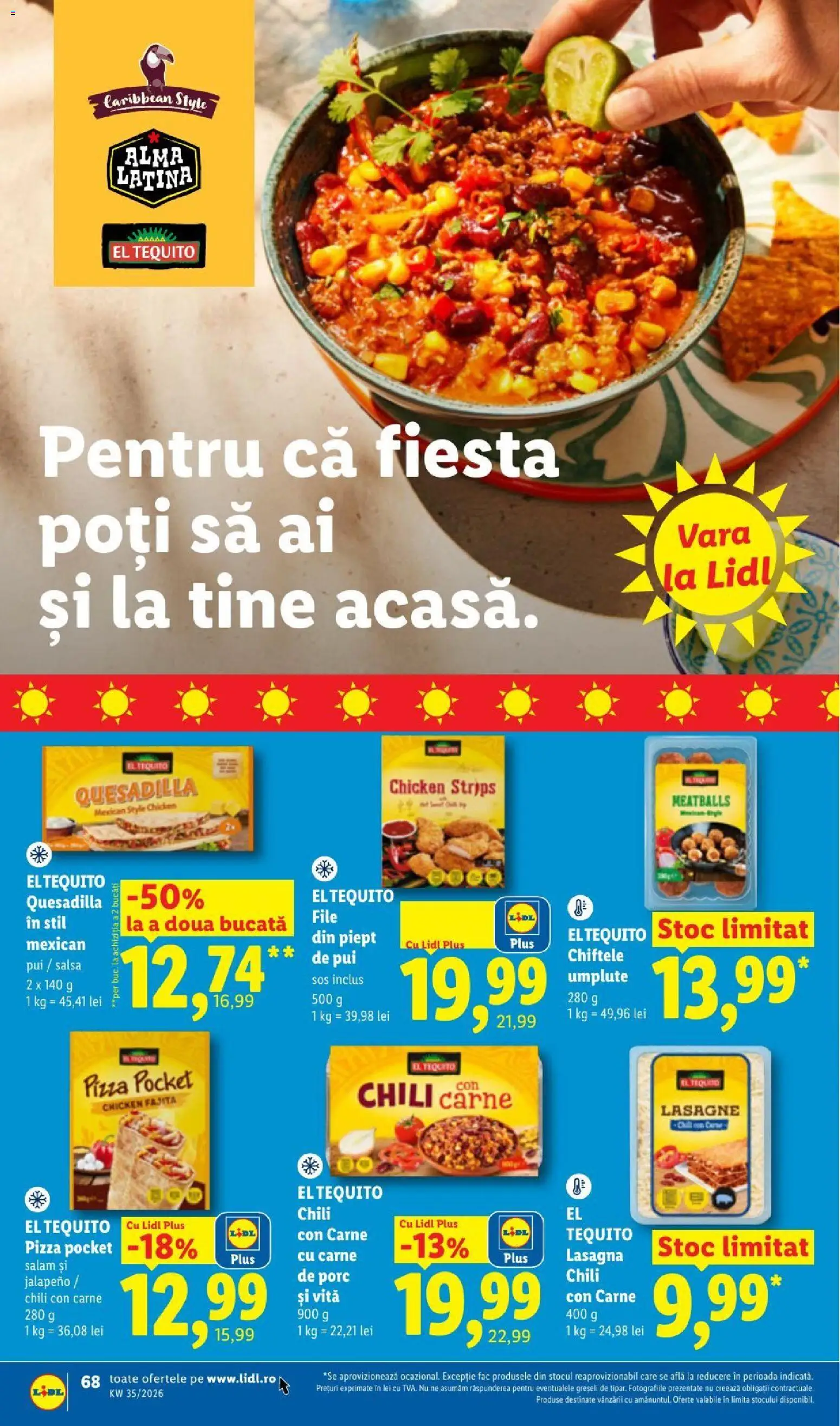 Catalog LIDL 24 - 29 August 2026 | Pagina 68 | Produse: Pizza, Carne De Porc, Chiftele, Plus