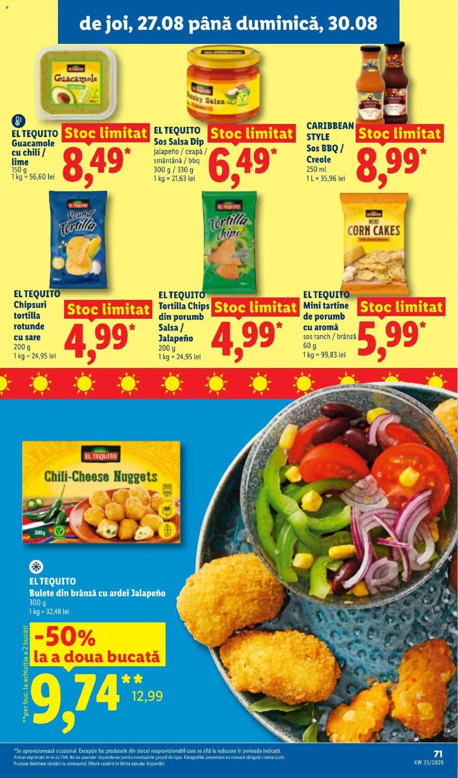 Catalog LIDL 24 - 29 August 2026 | Pagina 71 | Produse: Lime, Brânză, Ceapă, Sos
