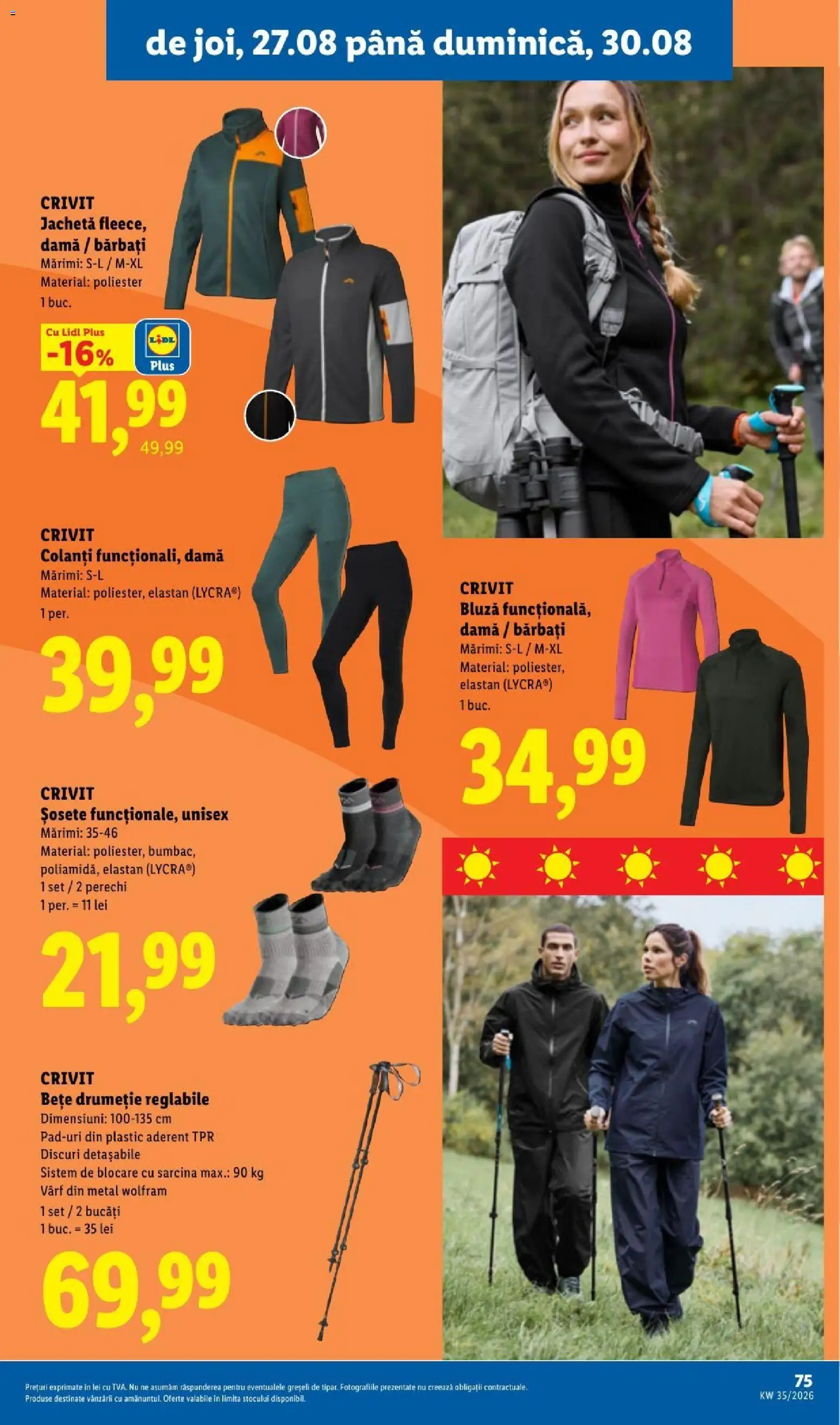 Catalog LIDL 24 - 29 August 2026 | Pagina 75 | Produse: Bluză, Șosete, Colanți, Plus