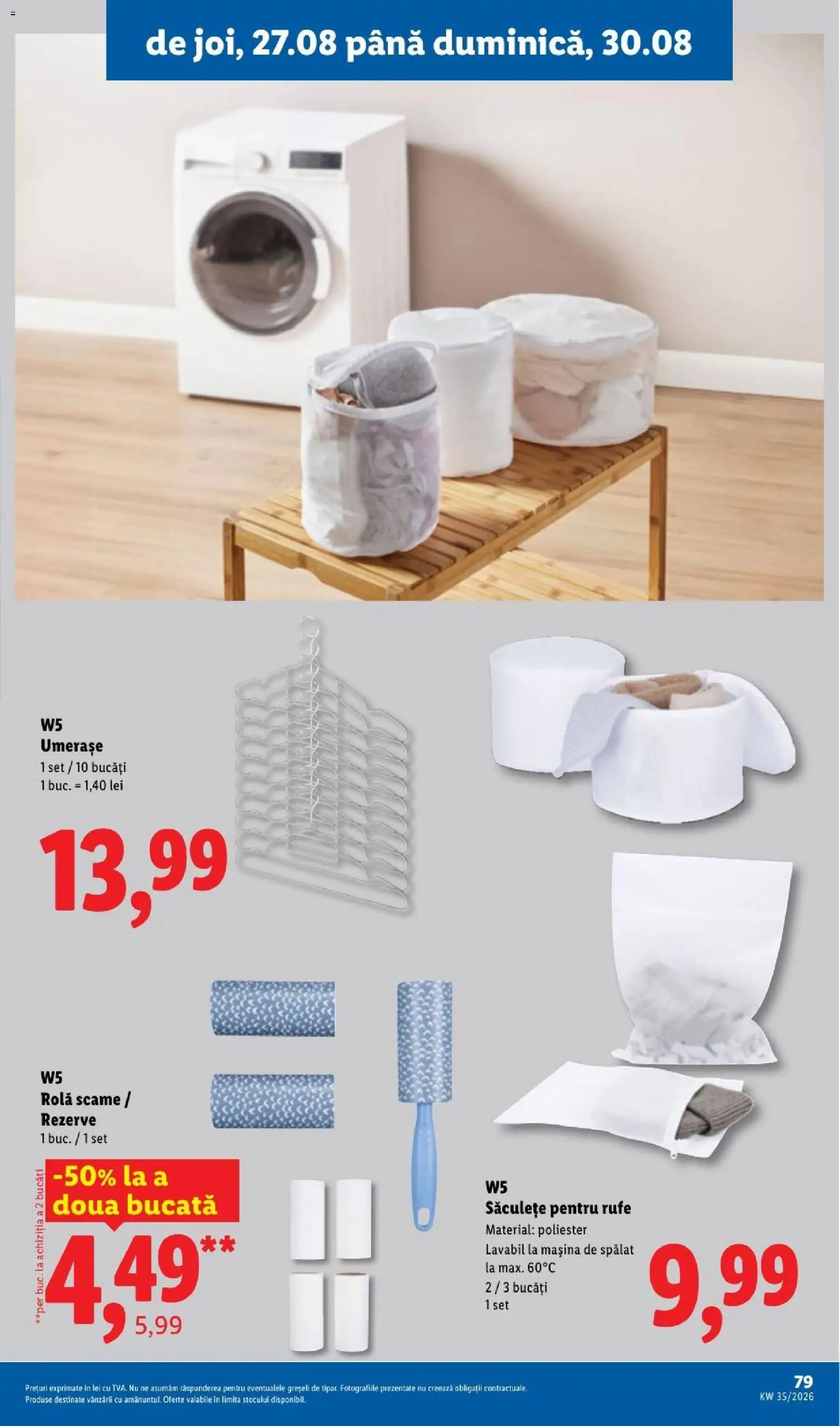 Catalog LIDL 24 - 29 August 2026 | Pagina 79 | Produse: Mașină De Spălat