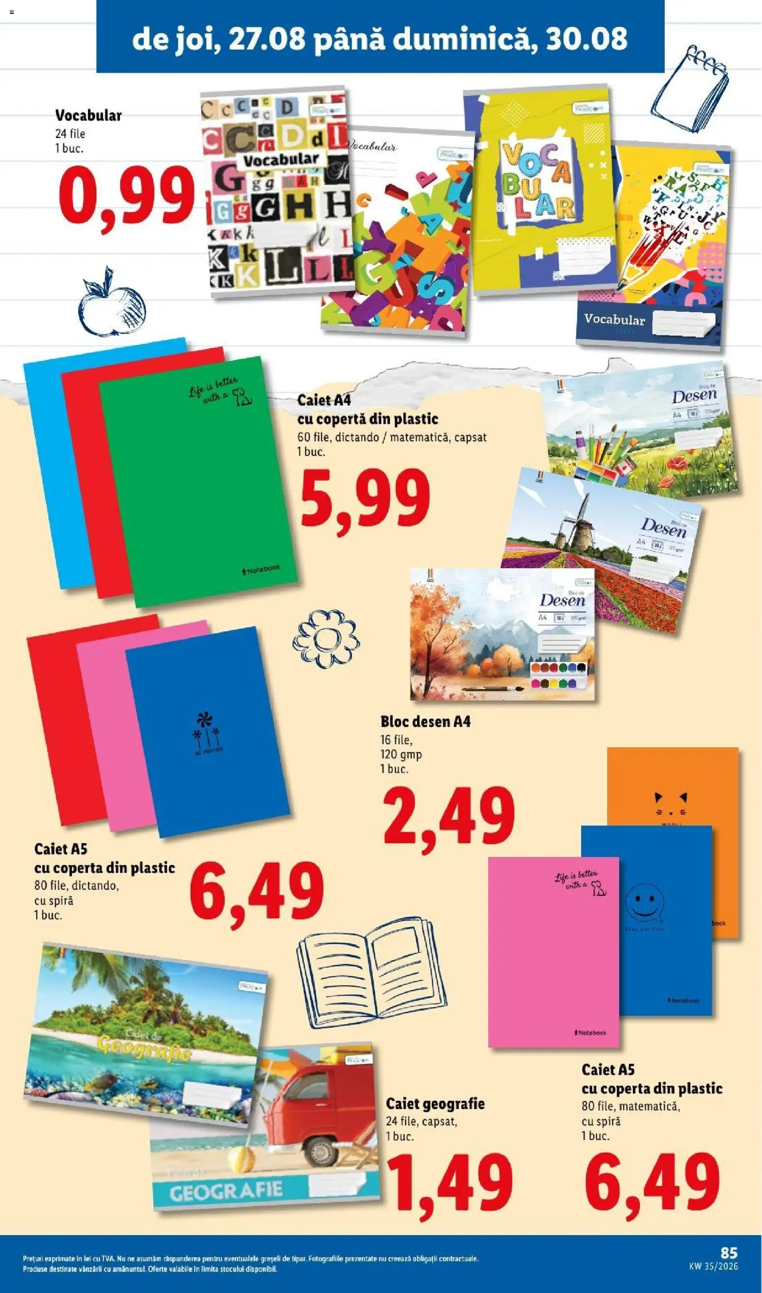 Catalog LIDL 24 - 29 August 2026 | Pagina 85 | Produse: Notebook