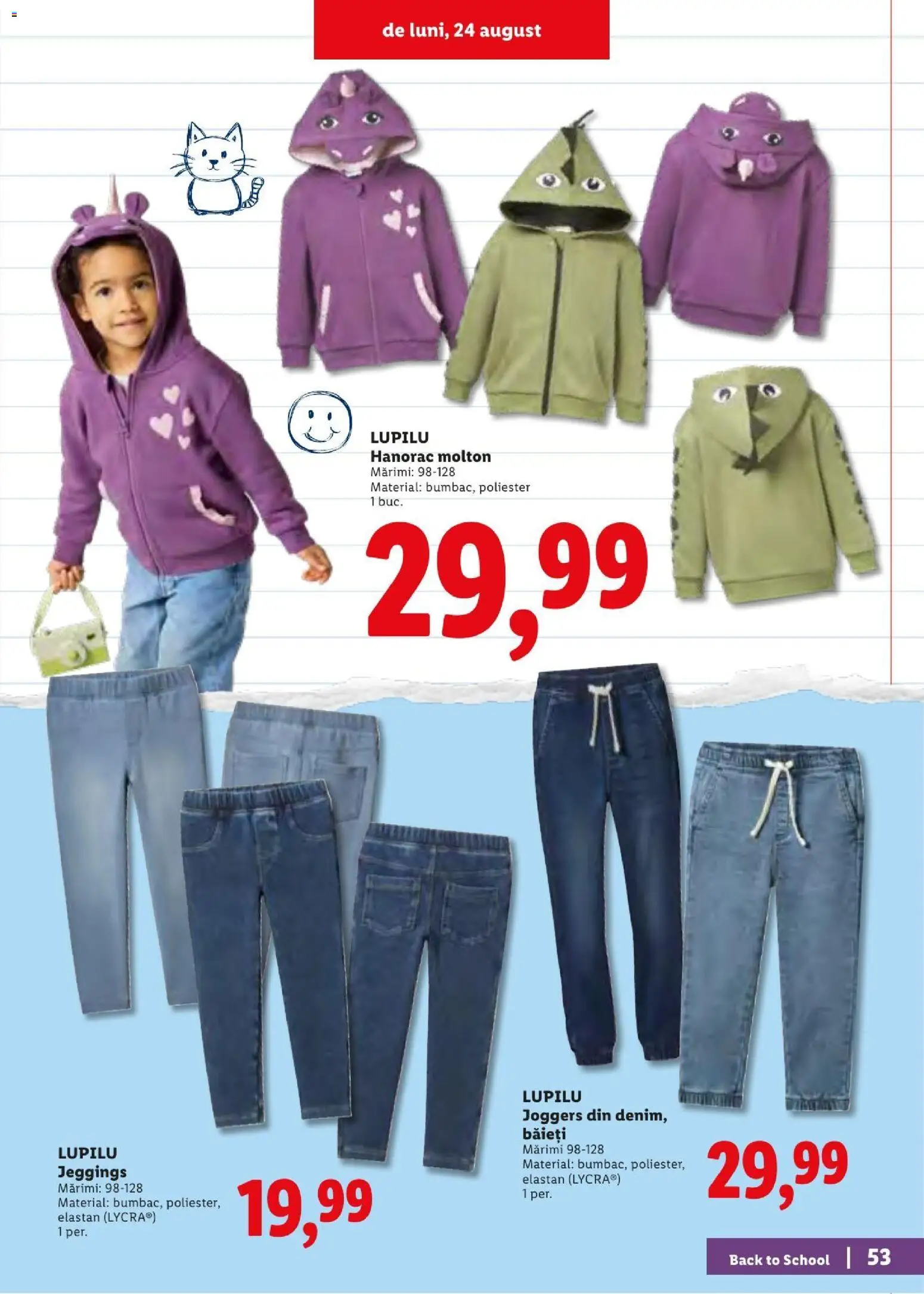 Catalog LIDL 10 - 29 August 2026 | Pagina 53 | Produse: Sport, Hanorac