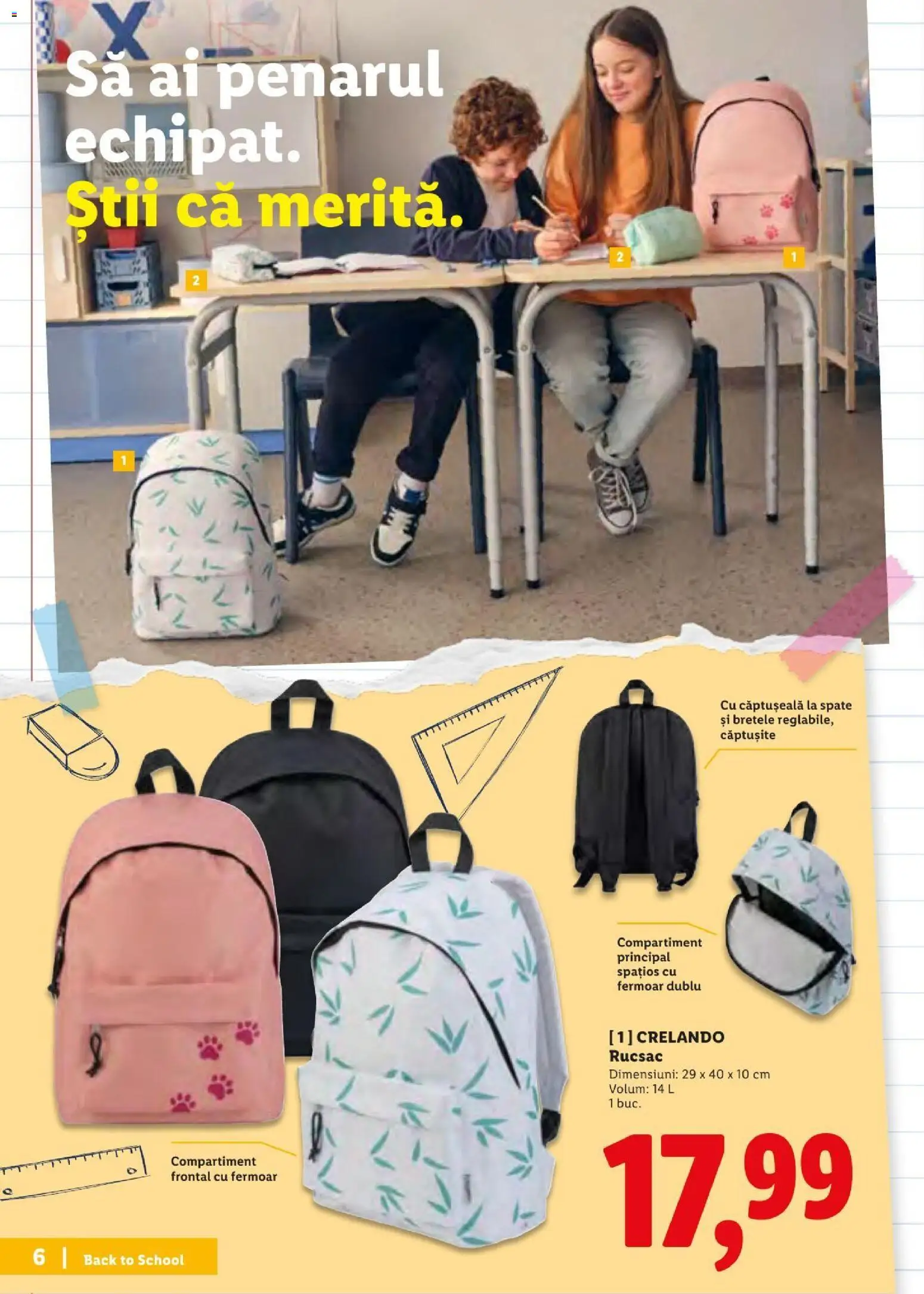 Catalog LIDL 10 - 29 August 2026 | Pagina 6 | Produse: Sport, Rucsac