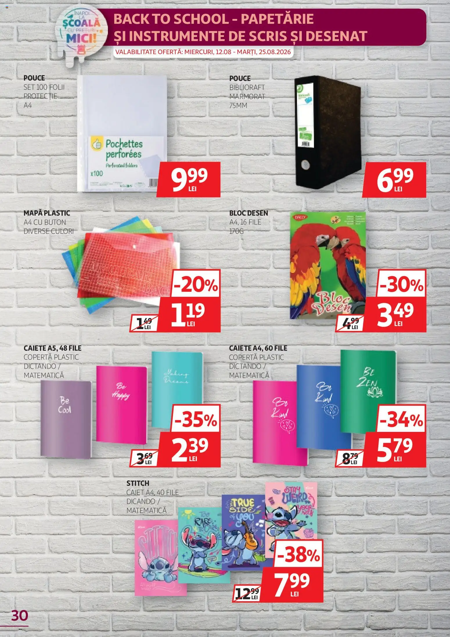 Catalog Auchan 12 - 24 August 2026 | Pagina 30 | Produse: Mici