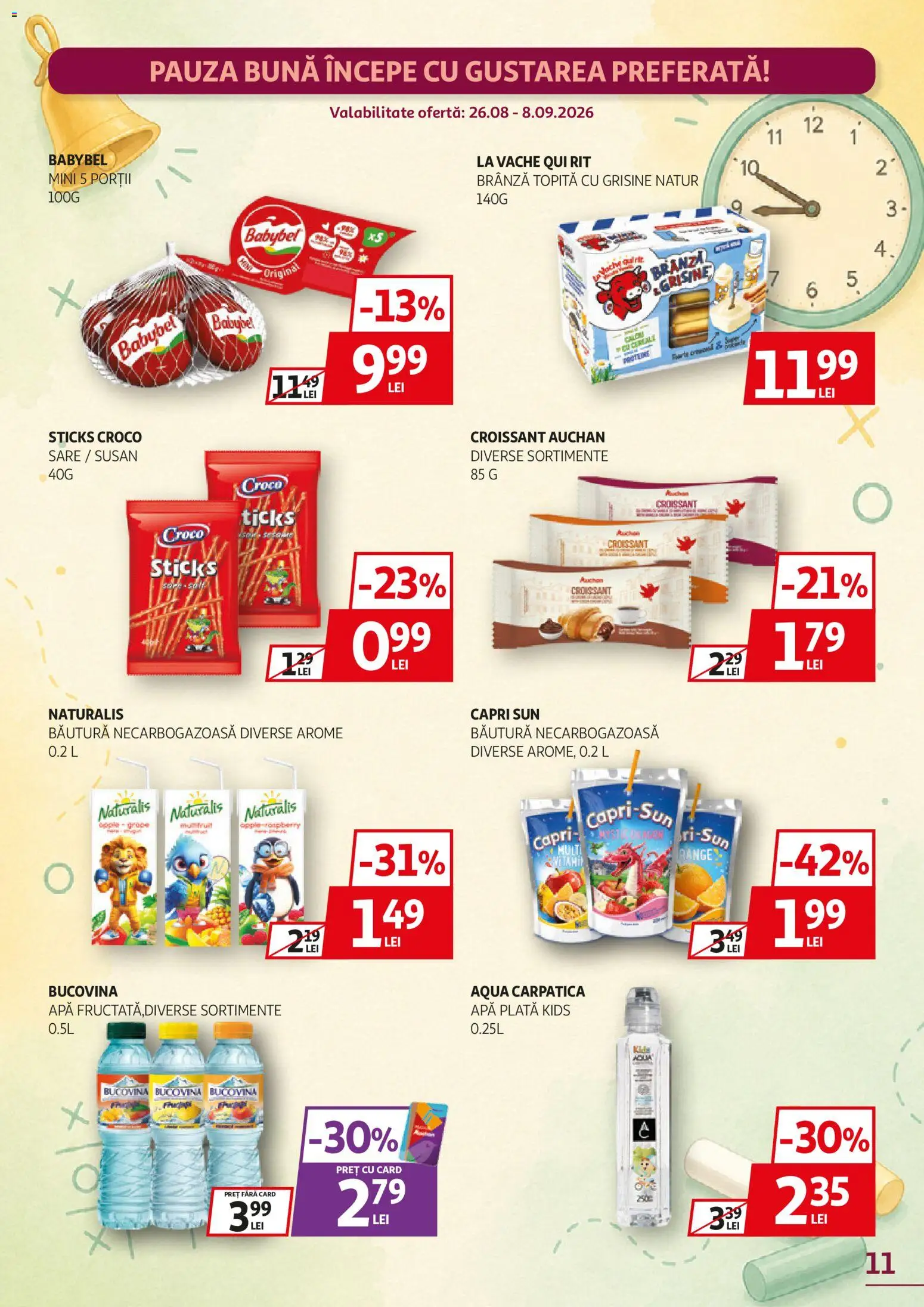 Catalog Auchan 17 August - 14 Septembrie 2026 | Pagina 11 | Produse: Proteine, Aqua Carpatica, Apă, Sare