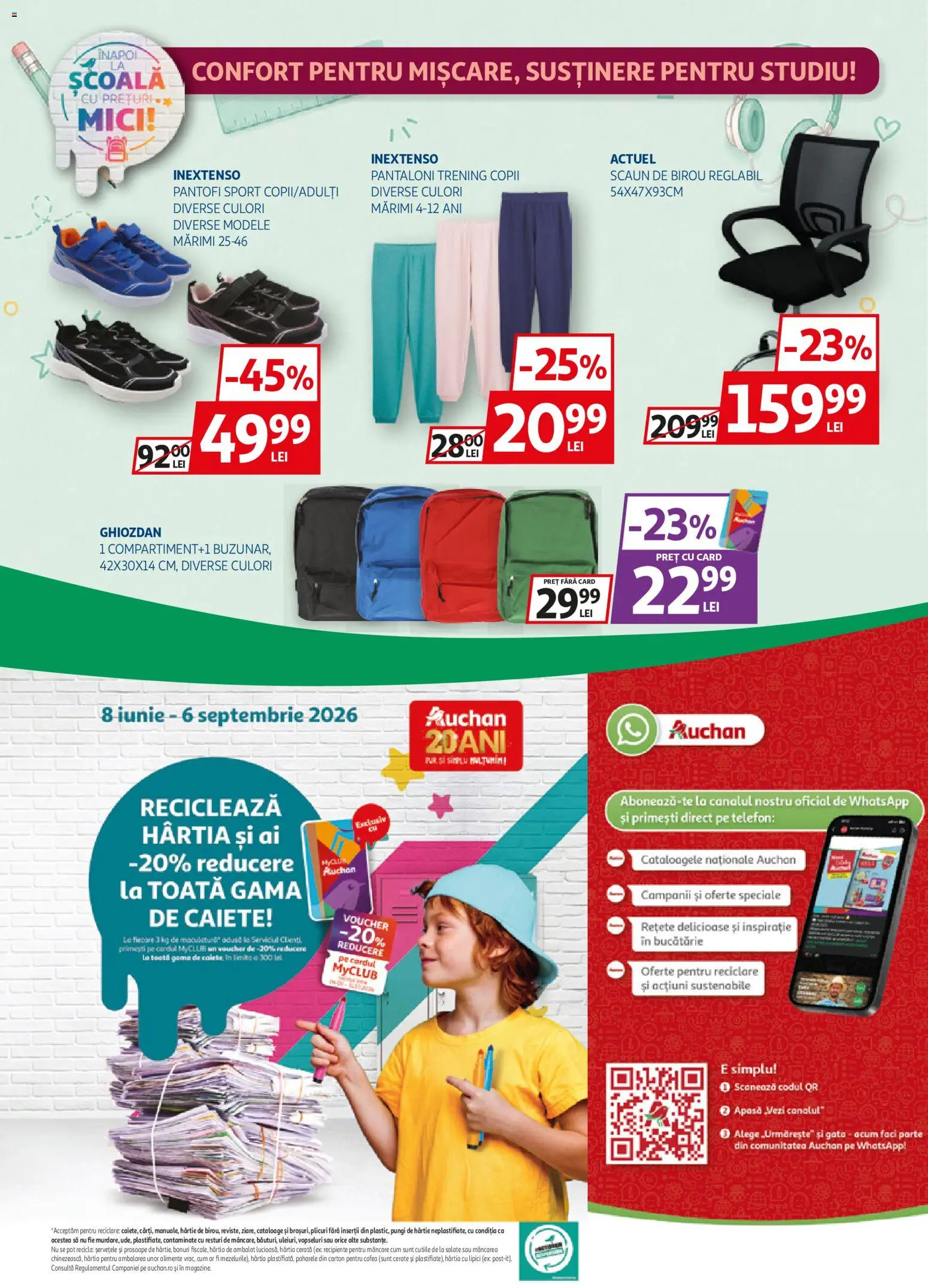 Catalog Auchan 17 August - 14 Septembrie 2026 | Pagina 12 | Produse: Pantofi, Scaun, Bucătărie, Ghiozdan