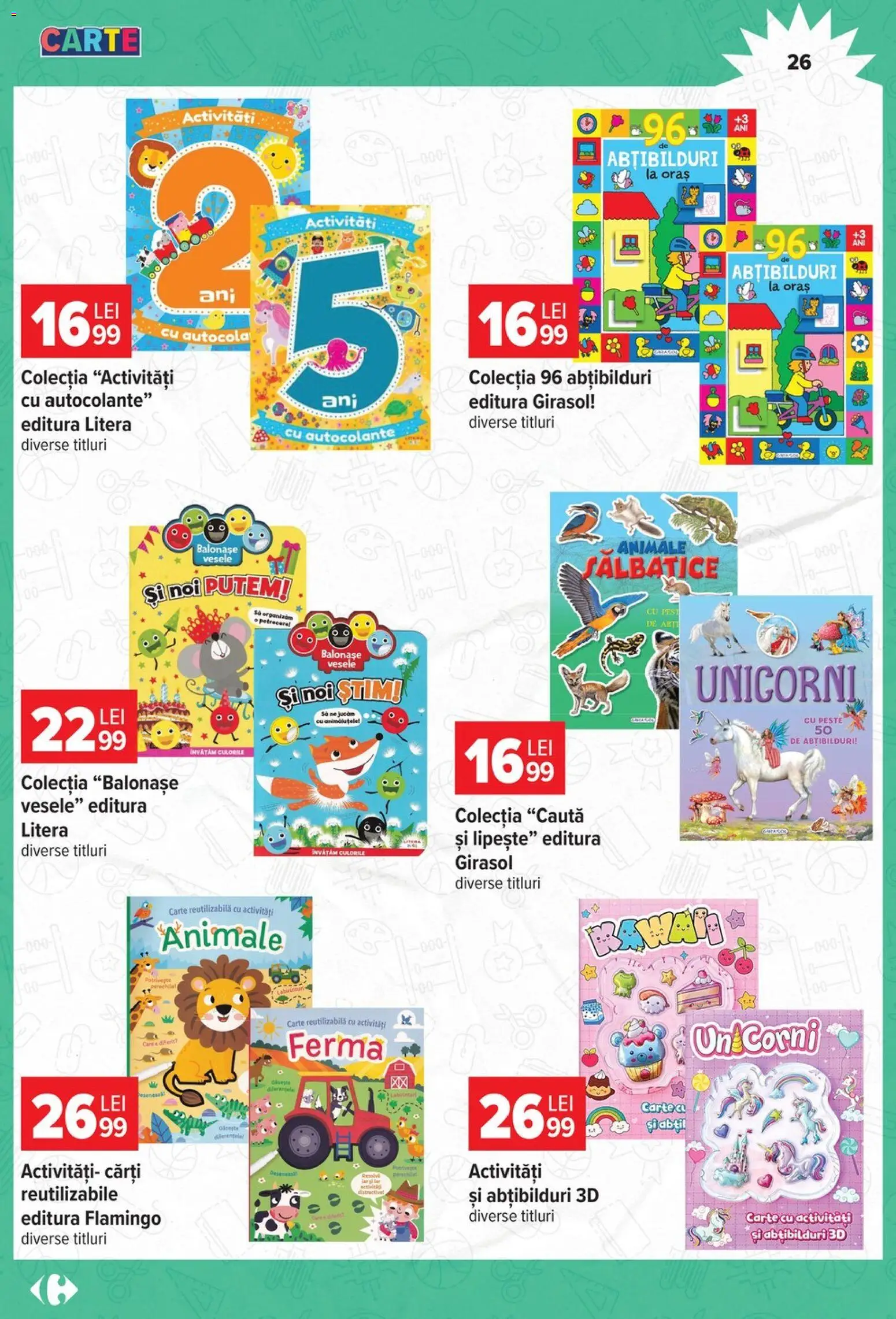 Catalog Carrefour 12 August - 14 Septembrie 2026 | Pagina 26 | Produse: Cărți, Pește