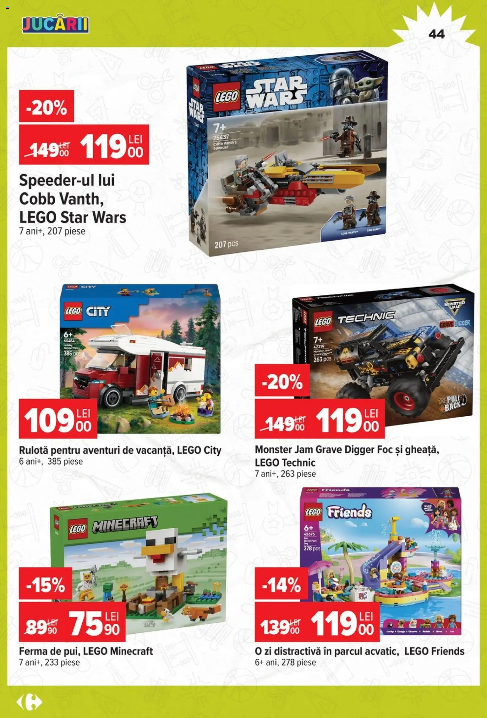 Catalog Carrefour 12 August - 14 Septembrie 2026 | Pagina 44 | Produse: LEGO