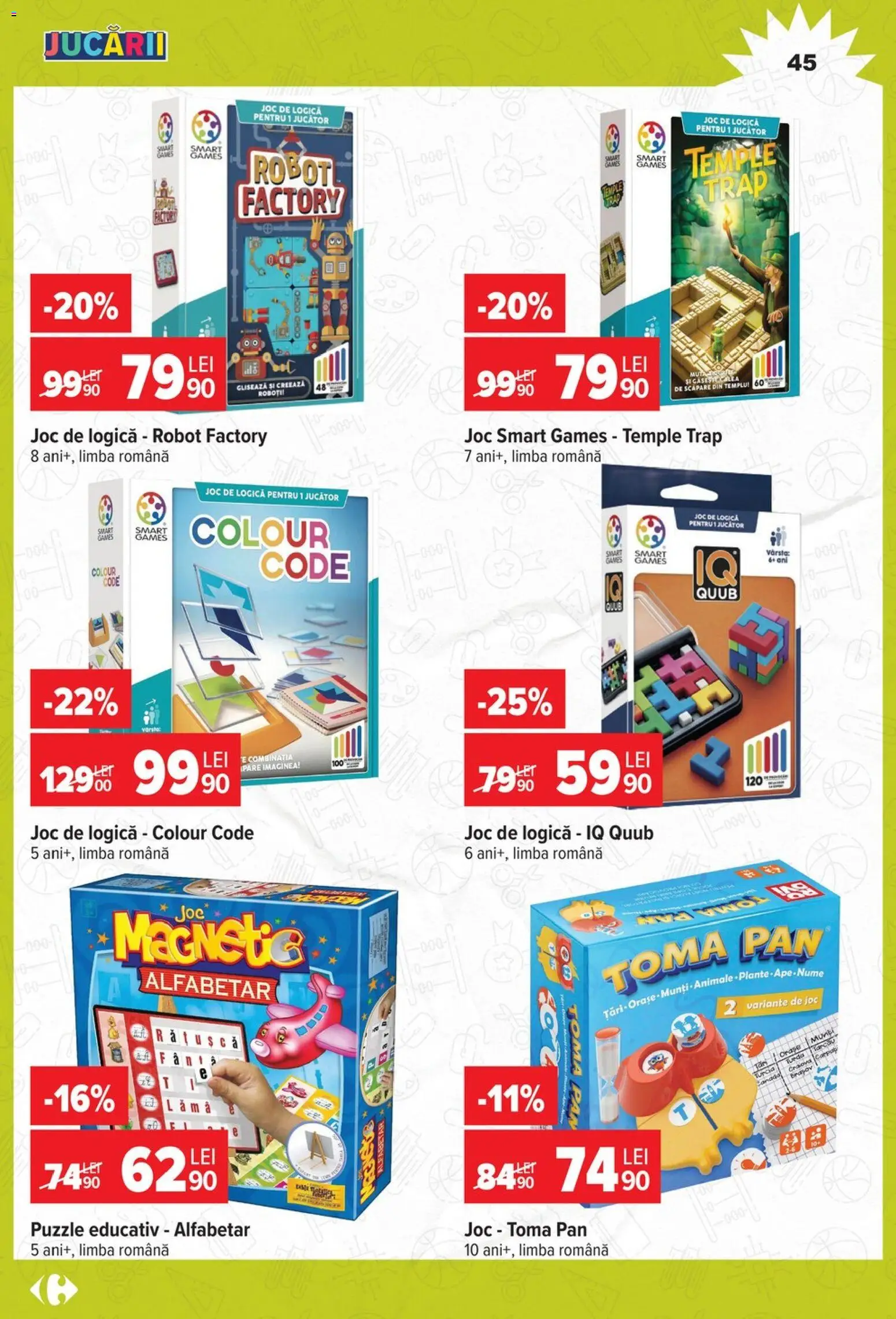 Catalog Carrefour 12 August - 14 Septembrie 2026 | Pagina 45 | Produse: Joc, Robot