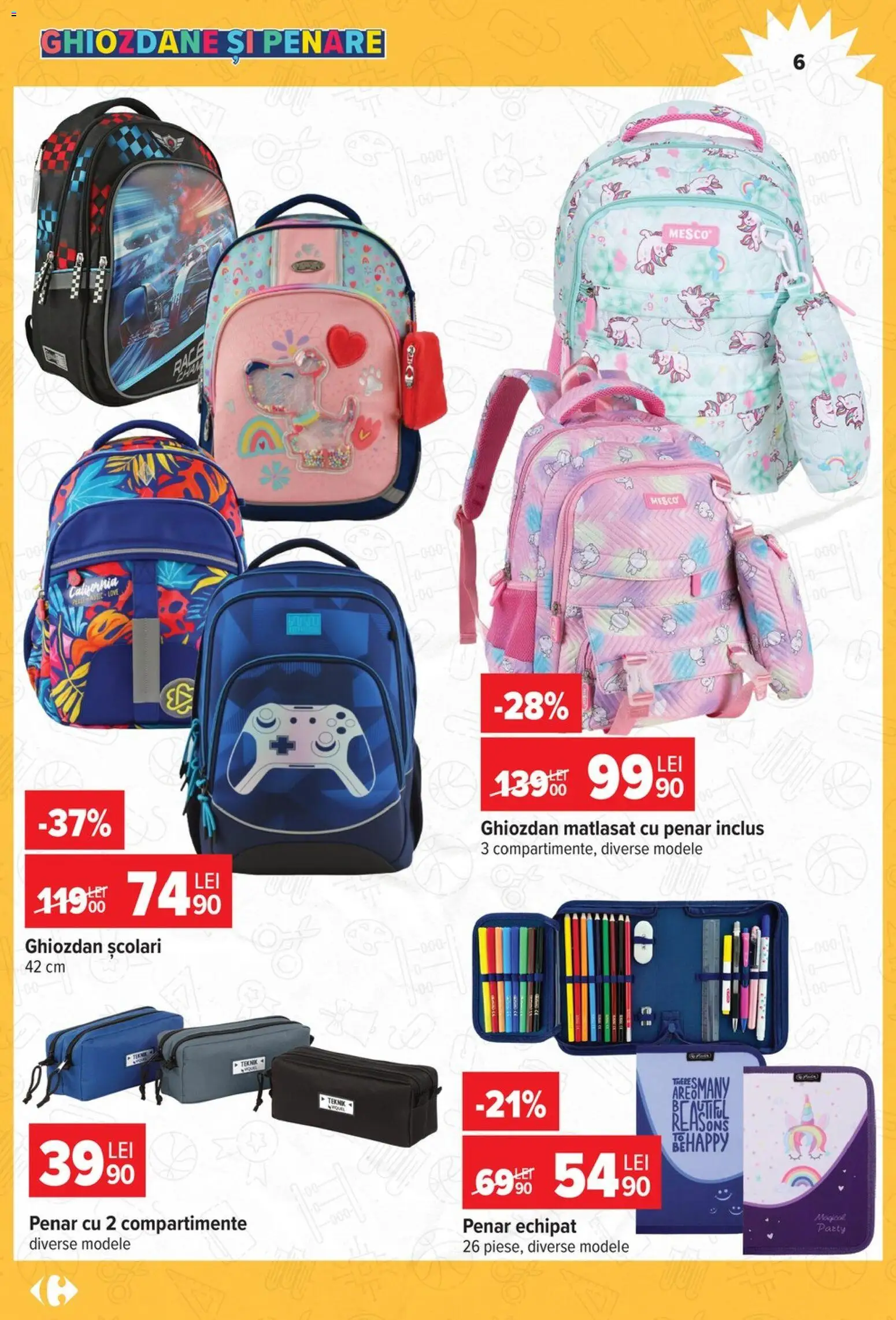 Catalog Carrefour 12 August - 14 Septembrie 2026 | Pagina 6 | Produse: Ghiozdan