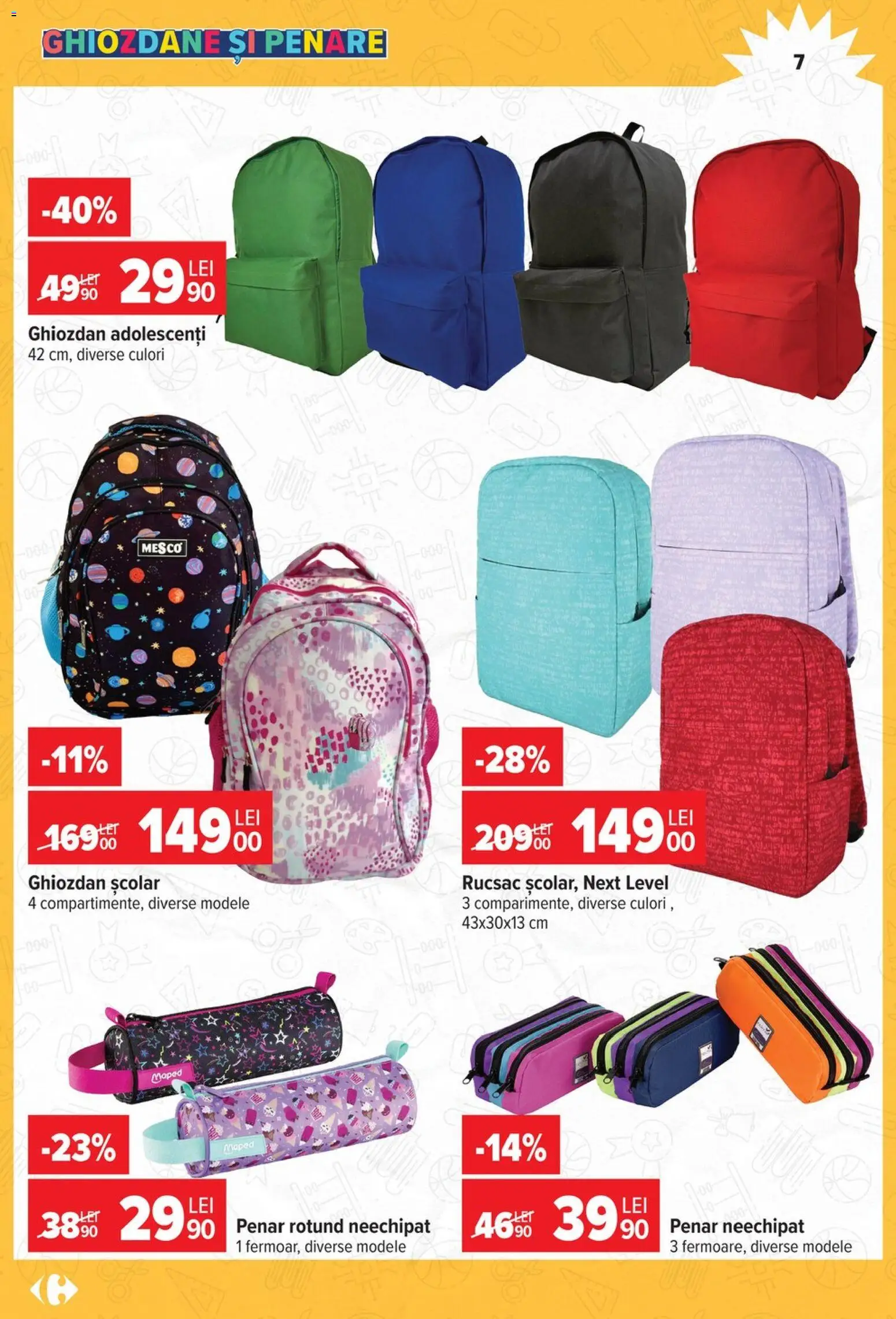 Catalog Carrefour 12 August - 14 Septembrie 2026 | Pagina 7 | Produse: Ghiozdan, Rucsac