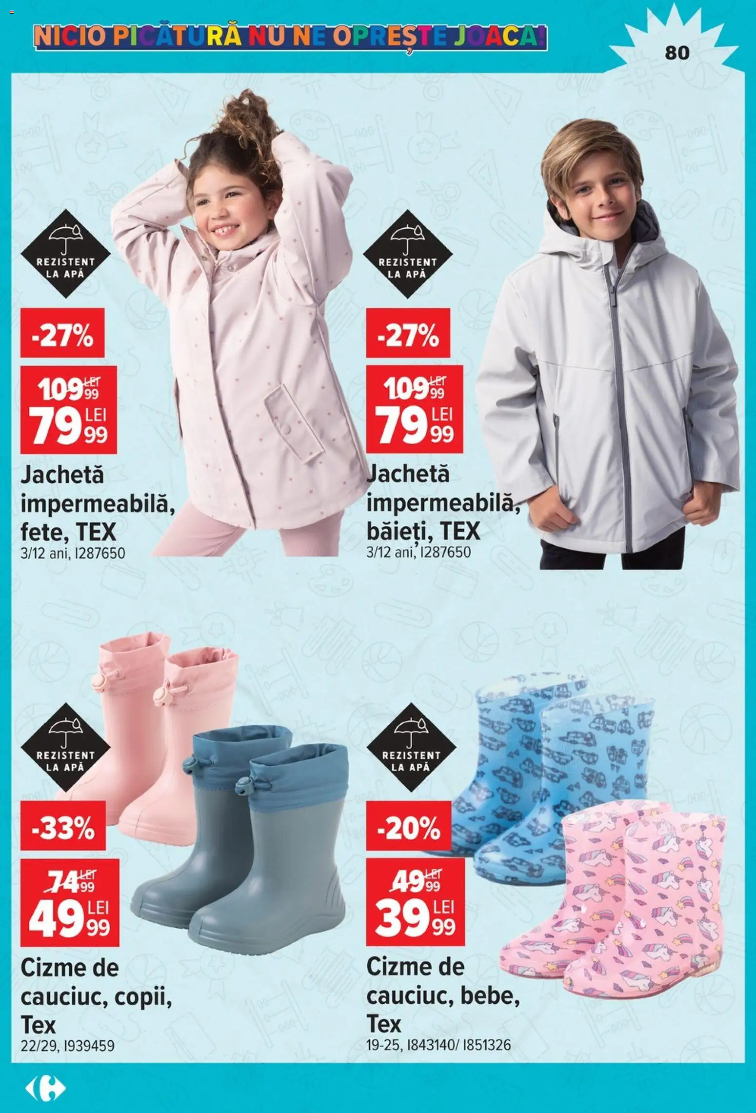 Catalog Carrefour 12 August - 14 Septembrie 2026 | Pagina 80 | Produse: Jachetă, Apă, Tex