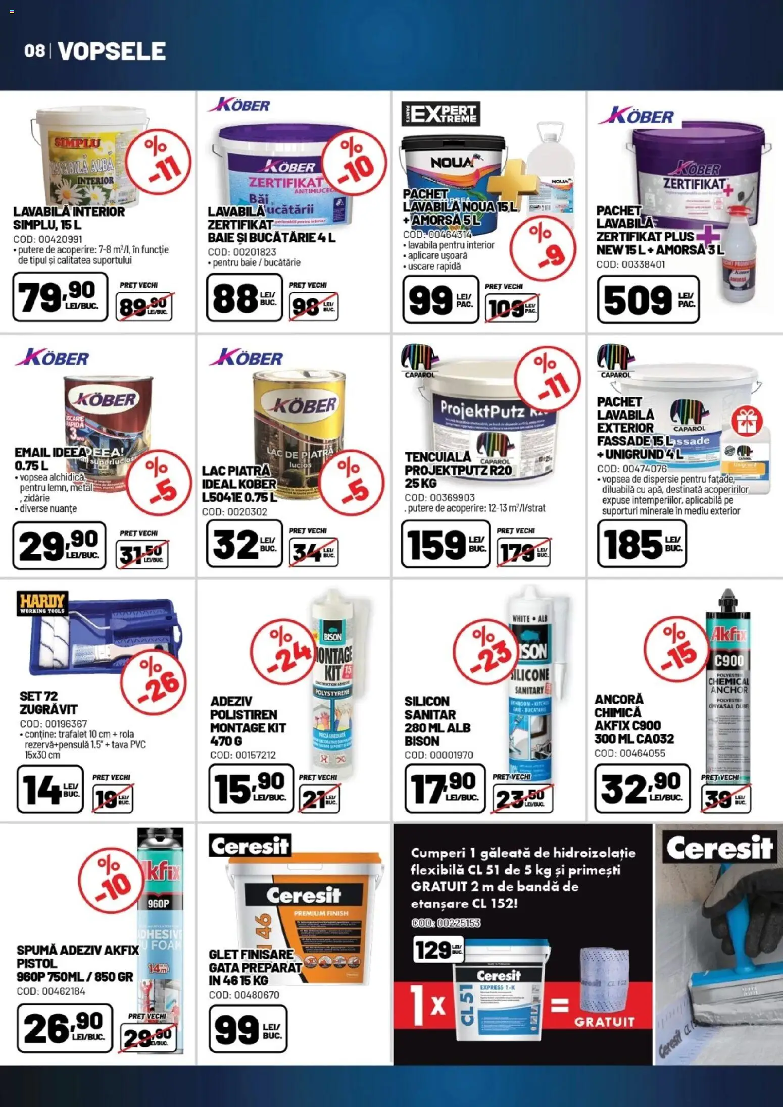 Catalog Ambient 18 August - 29 Septembrie 2026 | Pagina 8 | Produse: Alba, Vopsea, Bucătărie, Amorsă