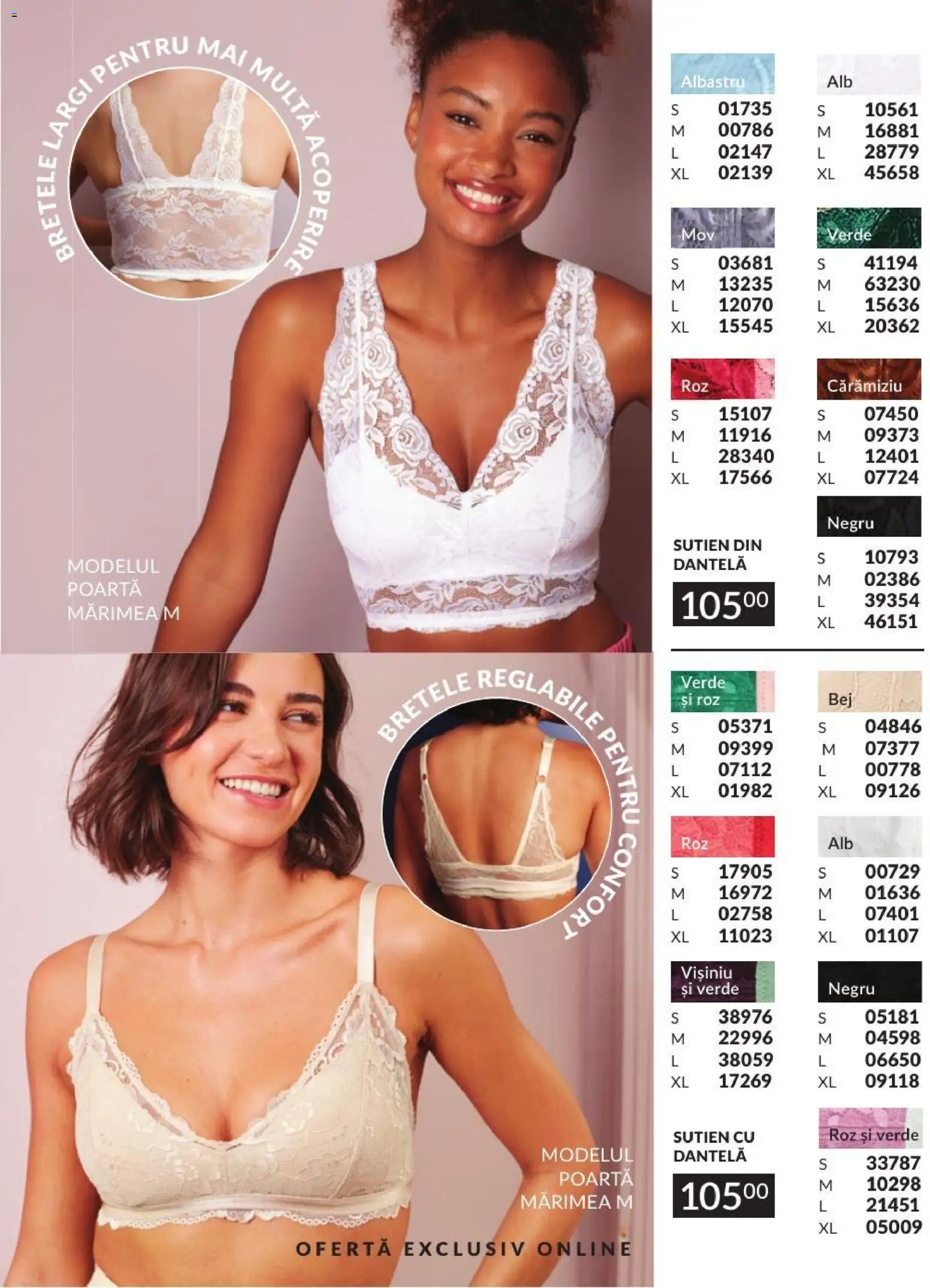 Catalog Avon 1 - 30 August 2026 | Pagina 199 | Produse: Sutien