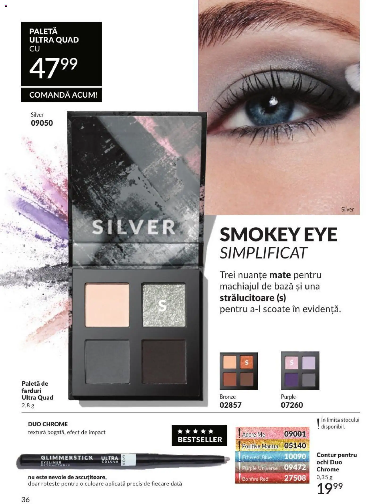 Catalog Avon 1 - 30 August 2026 | Pagina 36 | Produse: Ochi, Impact