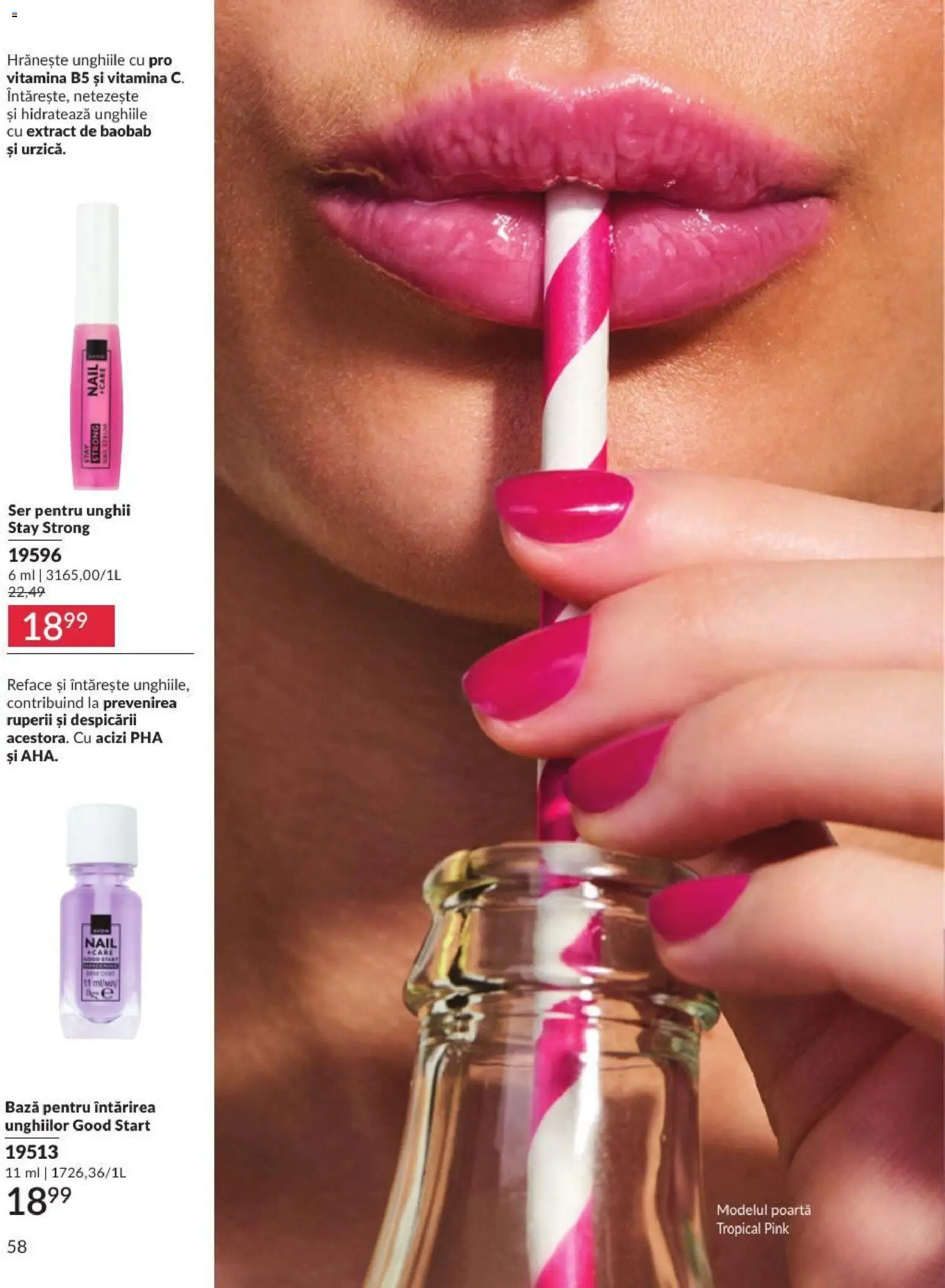 Catalog Avon 1 - 30 August 2026 | Pagina 58 | Produse: Ser pentru unghii