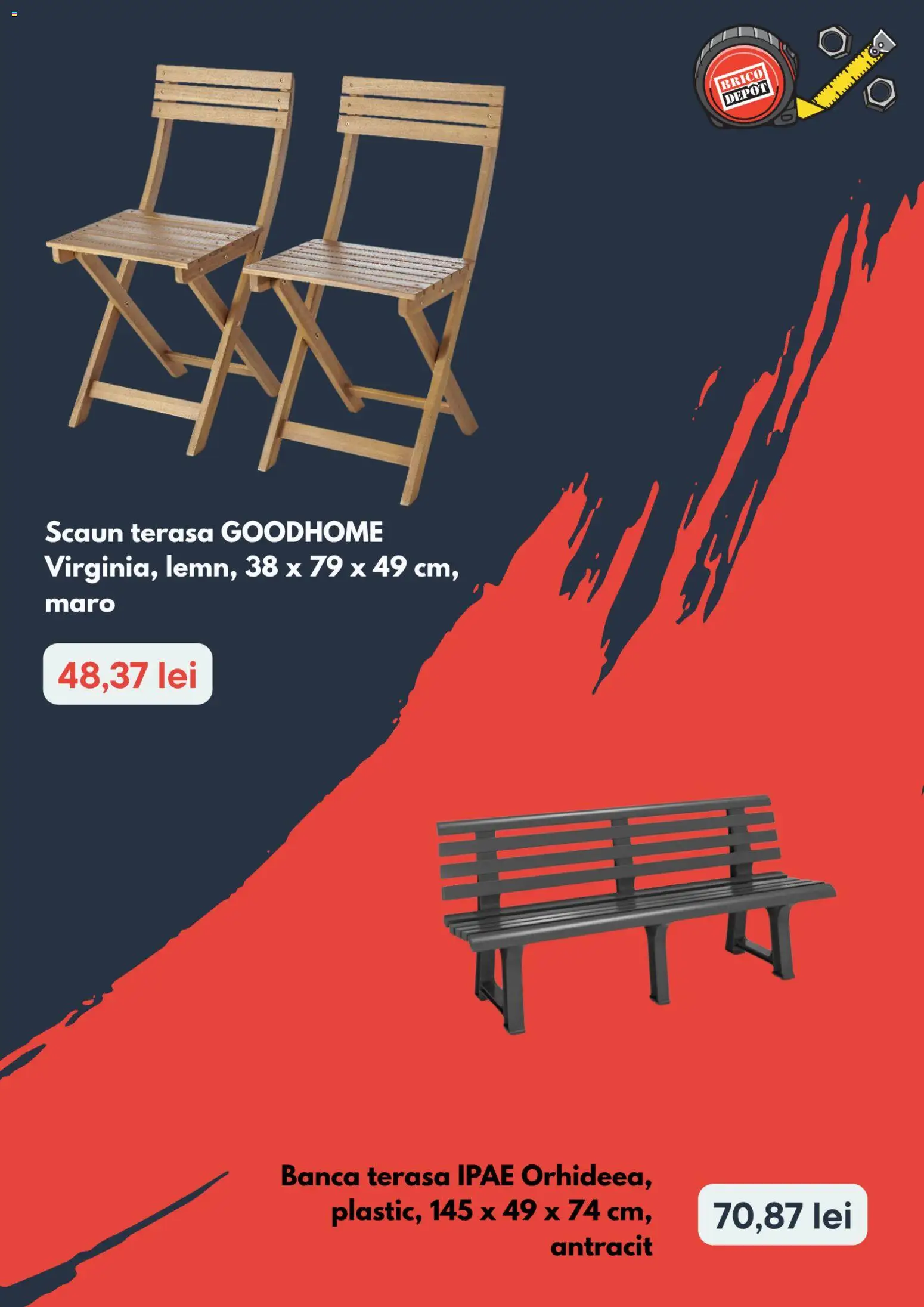 Catalog Brico Depot 20 August - 1 Septembrie 2026 | Pagina 4 | Produse: Scaun, Bancă, Goodhome