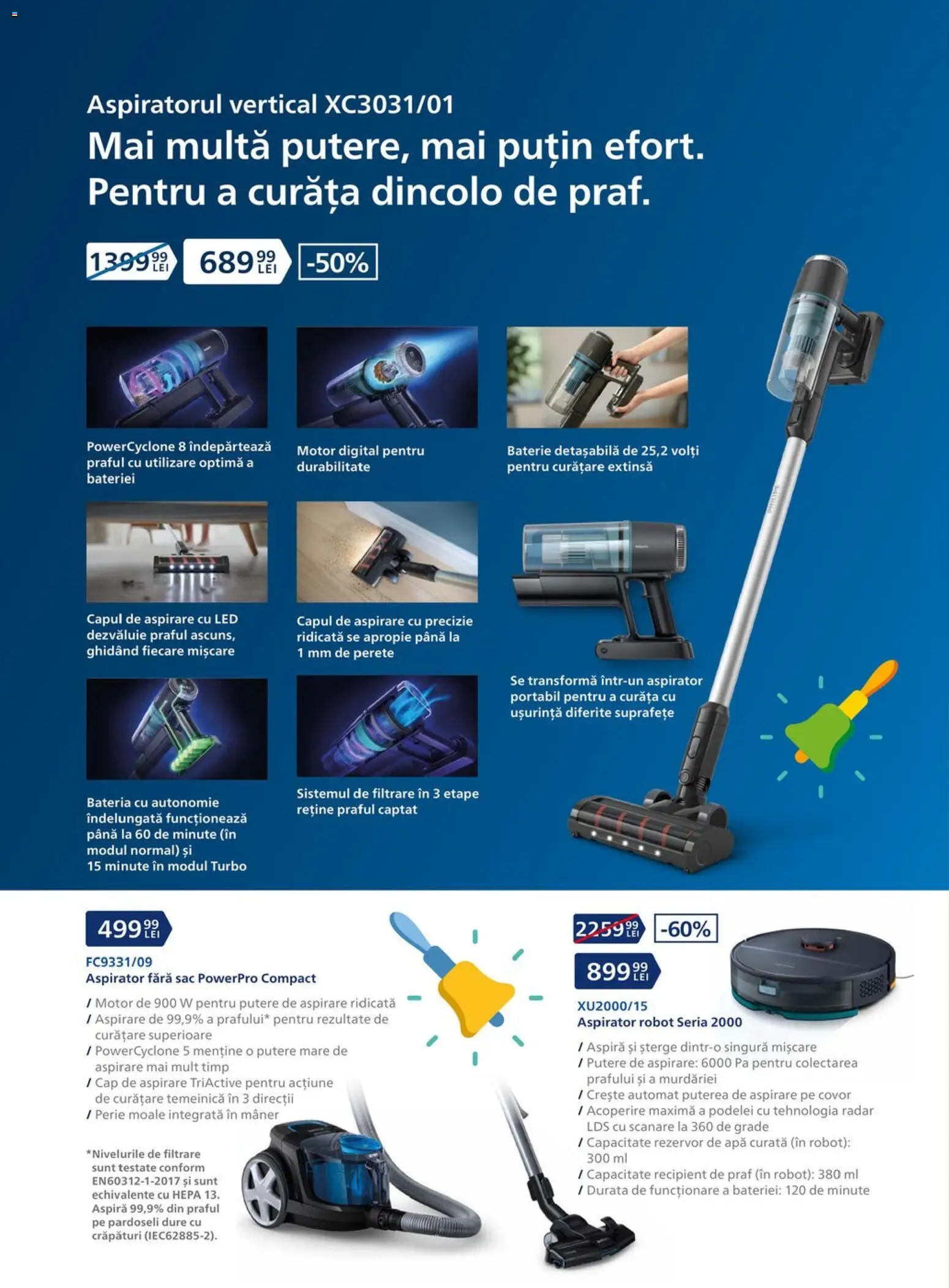Catalog Carrefour 19 August - 28 Septembrie 2026 | Pagina 10 | Produse: Aspirator robot, Aspirator, Baterie, Perie