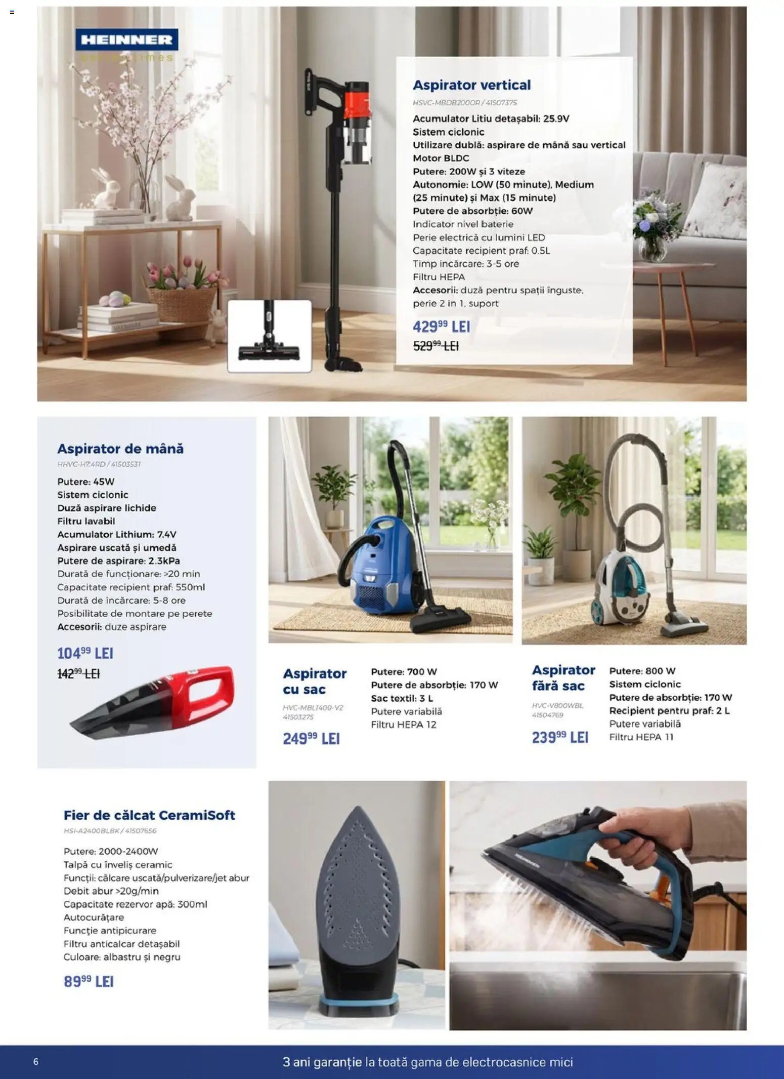 Catalog Carrefour 12 August - 17 Septembrie 2026 | Pagina 6 | Produse: Aspirator, Baterie, Perie, Sac
