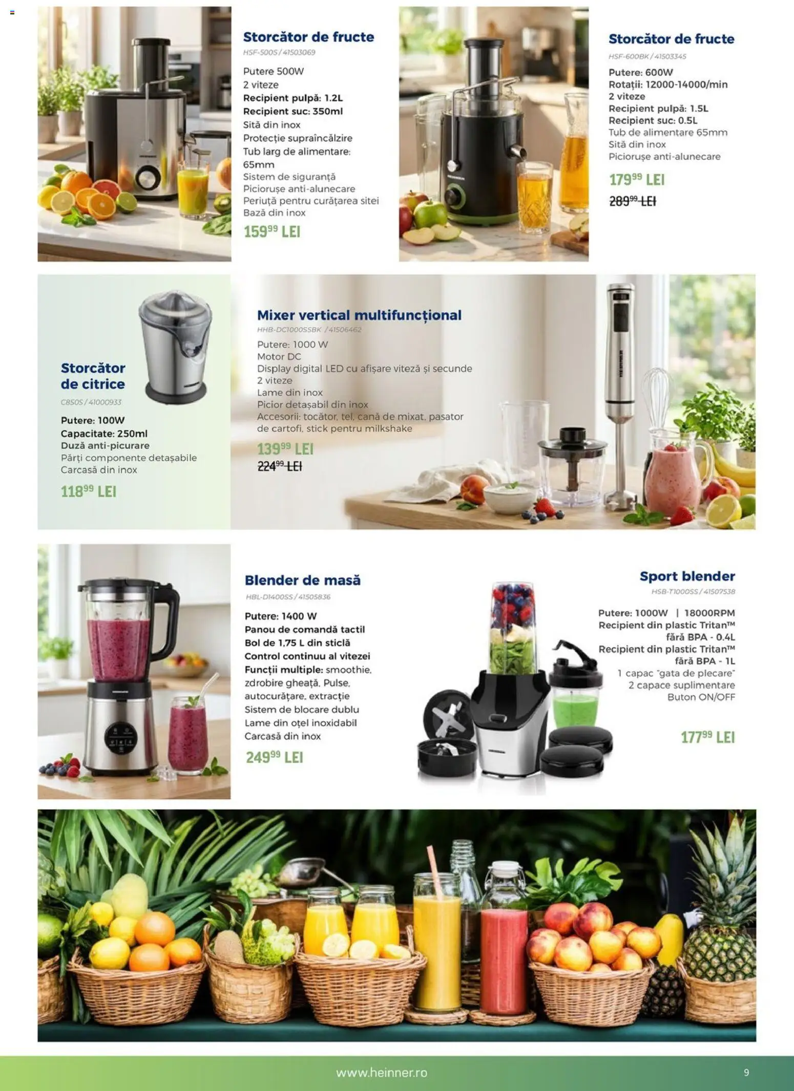 Catalog Carrefour 12 August - 17 Septembrie 2026 | Pagina 9 | Produse: Sită, Masă, Storcător de fructe, Fructe