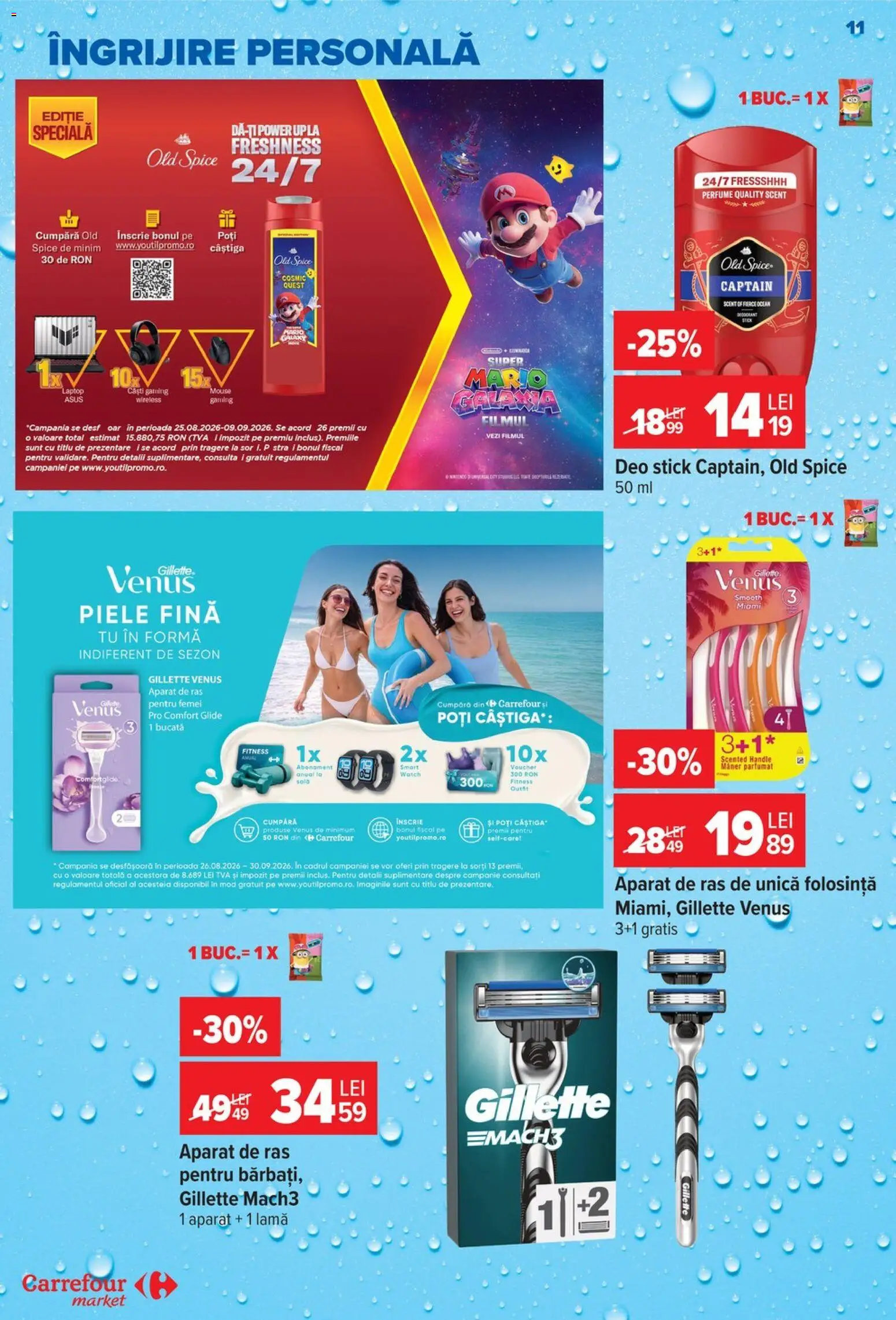 Catalog Carrefour 26 August - 7 Septembrie 2026 | Pagina 11 | Produse: Old Spice, Căști, Aparat, Power