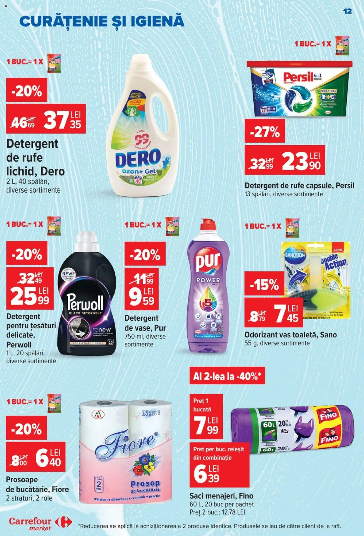 Catalog Carrefour 26 August - 7 Septembrie 2026 | Pagina 12 | Produse: Role, Detergent, Power, Black